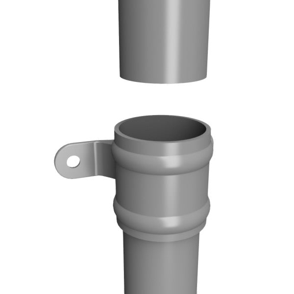 Aluminium Downpipes - Flush Joint and Traditional style in various circular and square sizes
