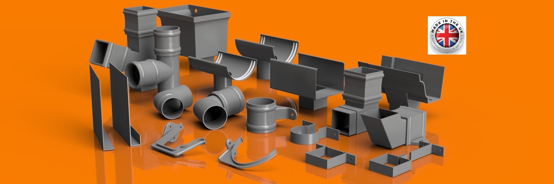 Aluminium Gutters, downpipes, fascia and soffits | ALUGUTTER