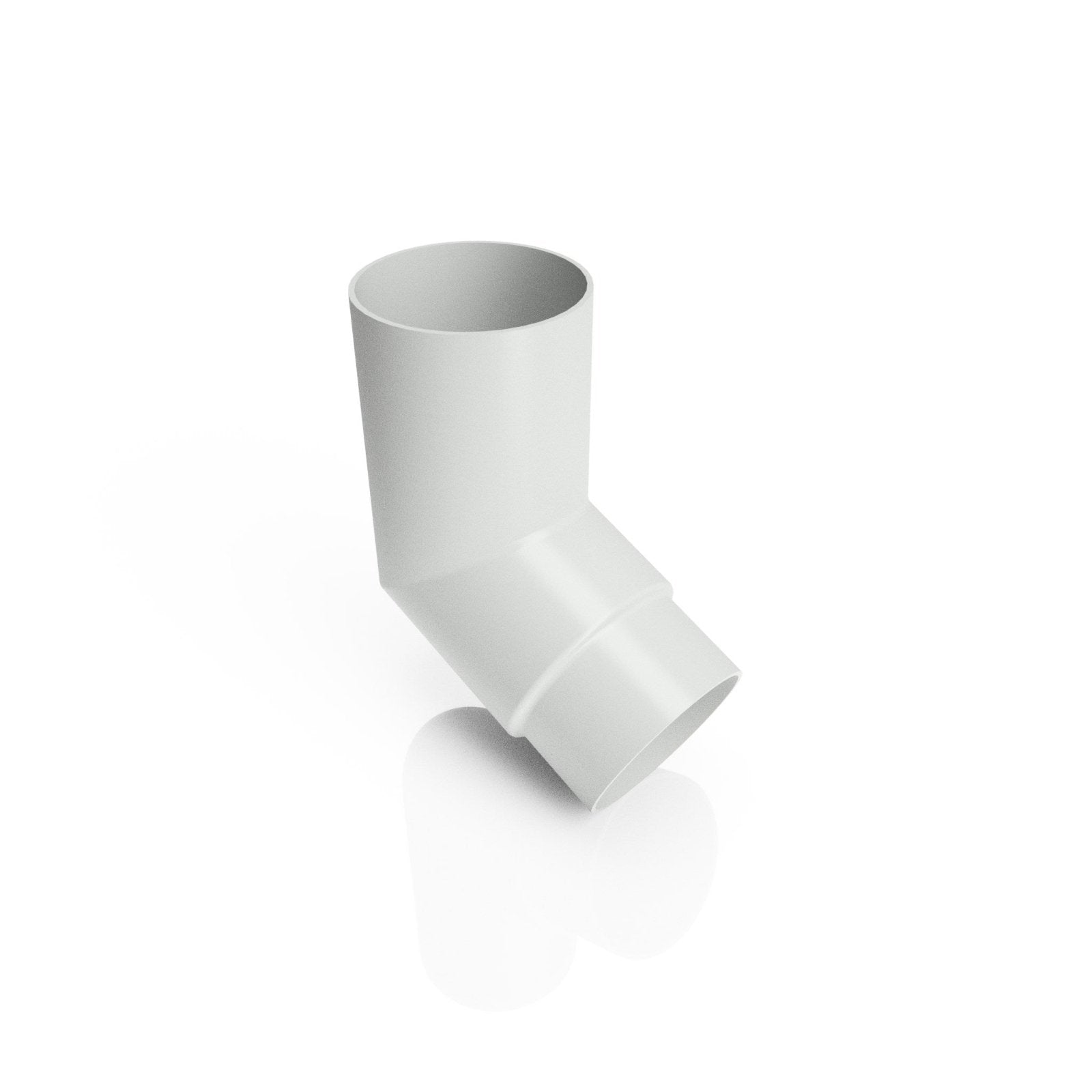 DF637 - FLUSH JOINT DOWNPIPE BEND - 92.5 DEG - 63mm DIA - Alugutter