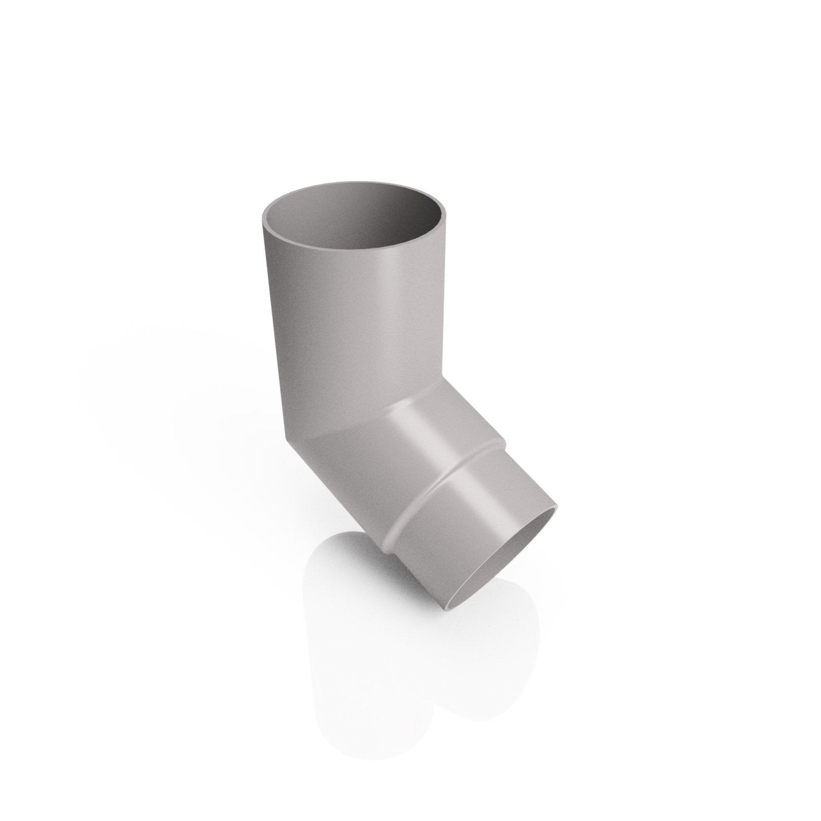 DF637 - FLUSH JOINT DOWNPIPE BEND - 92.5 DEG - 63mm DIA - Alugutter