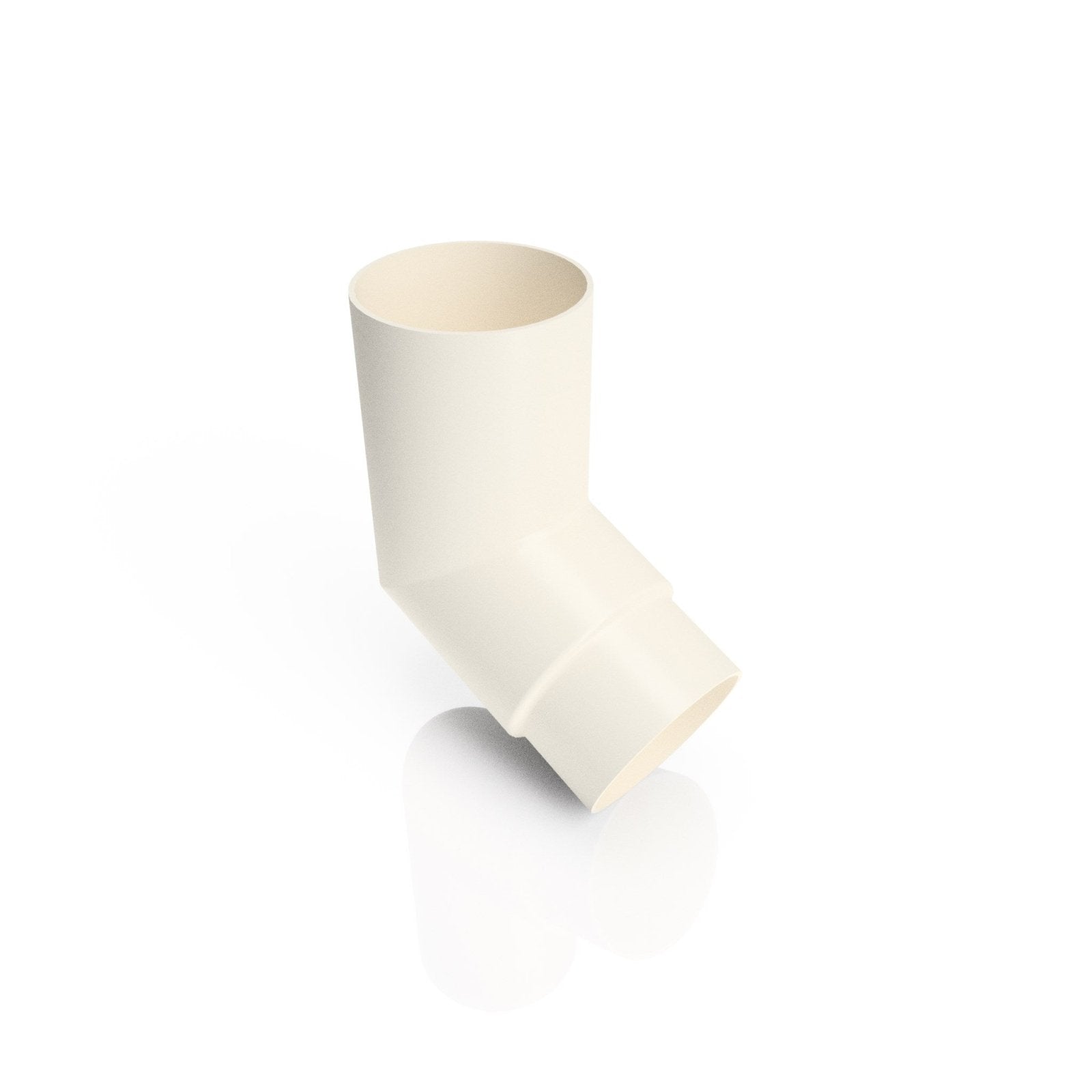 DF637 - FLUSH JOINT DOWNPIPE BEND - 92.5 DEG - 63mm DIA - Alugutter
