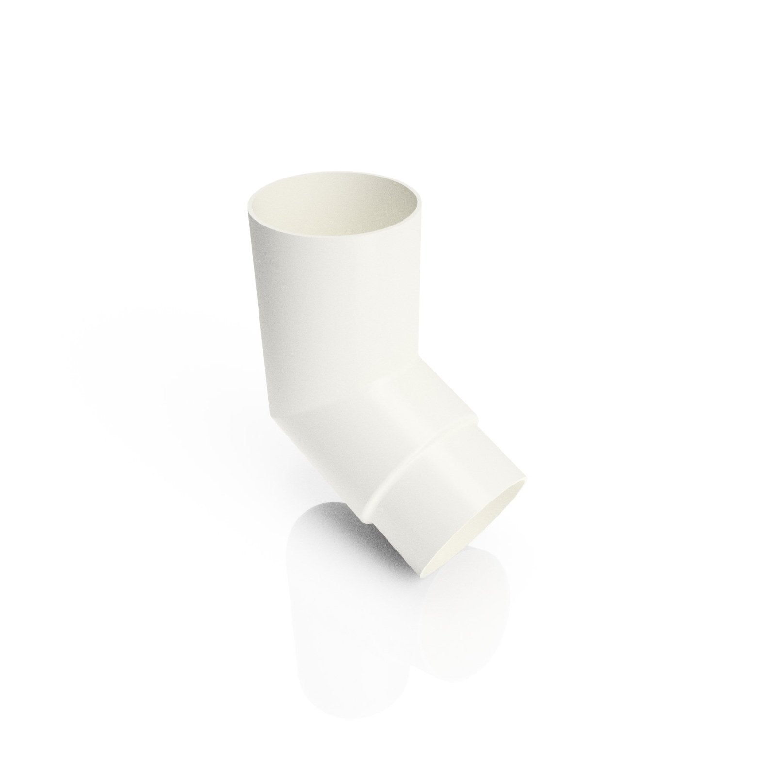DF637 - FLUSH JOINT DOWNPIPE BEND - 92.5 DEG - 63mm DIA - Alugutter