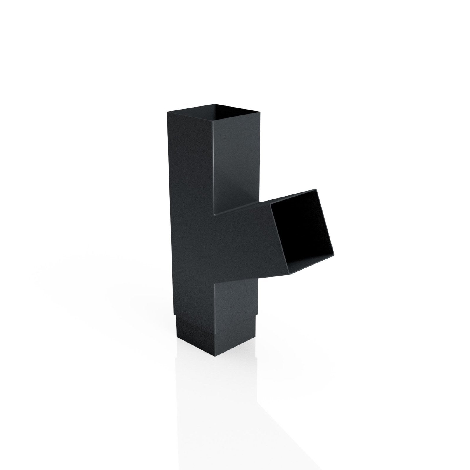 DF729 - FLUSH JOINT BRANCH - 112.5 DEG - 72x72mm - Alugutter