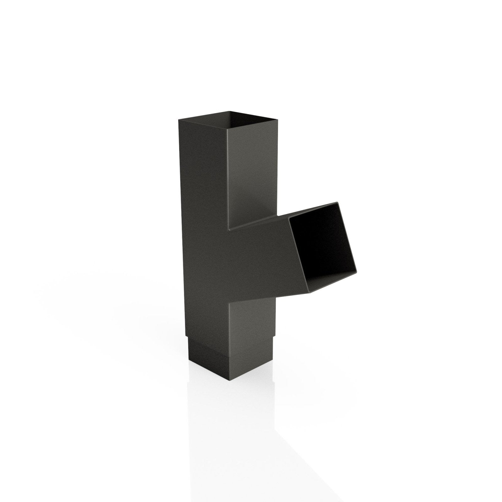 DF729 - FLUSH JOINT BRANCH - 112.5 DEG - 72x72mm - Alugutter