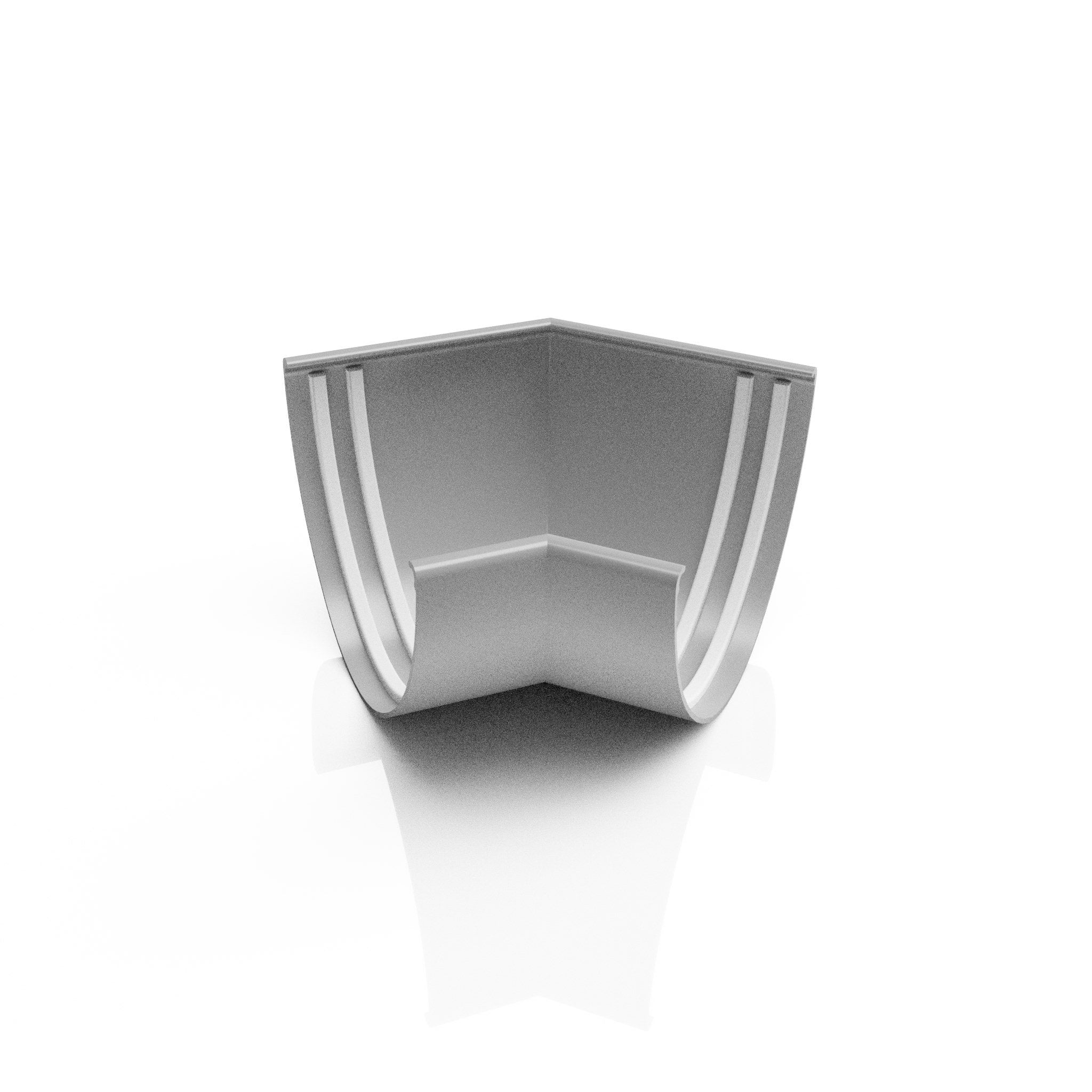 GD7 - DEEPFLOW GUTTER ANGLE 135 DEG - 130mm - Alugutter