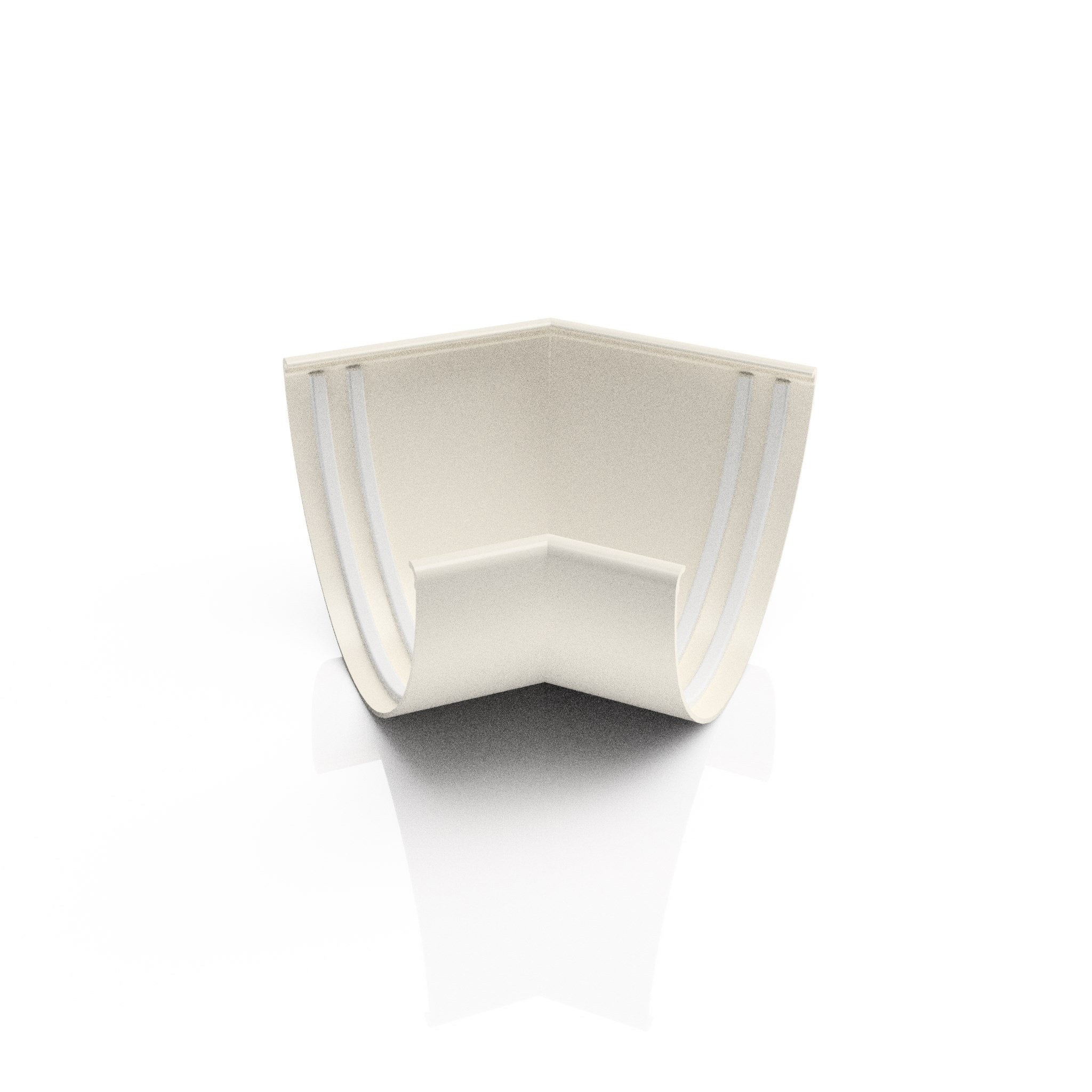 GD7 - DEEPFLOW GUTTER ANGLE 135 DEG - 130mm - Alugutter