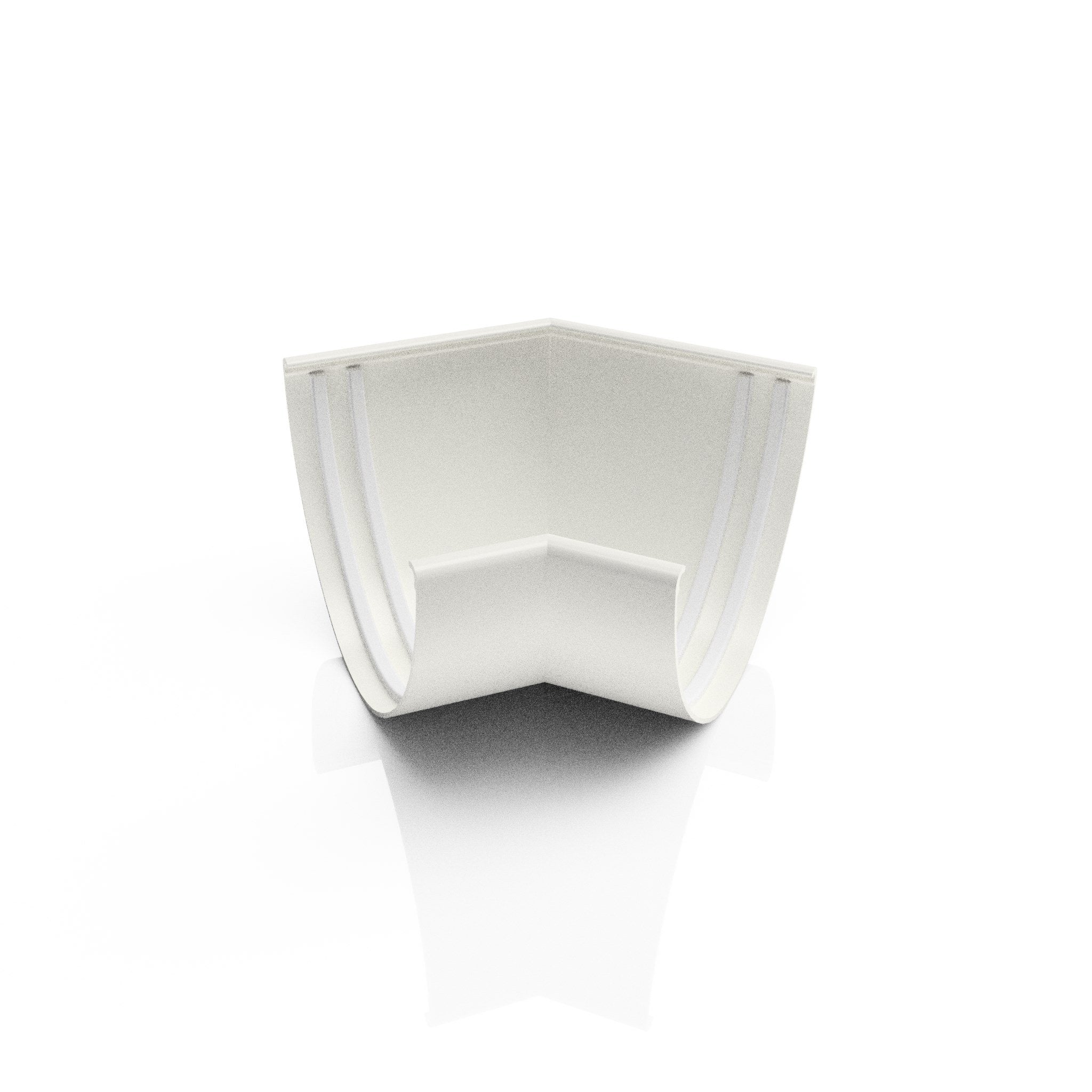 GD7 - DEEPFLOW GUTTER ANGLE 135 DEG - 130mm - Alugutter