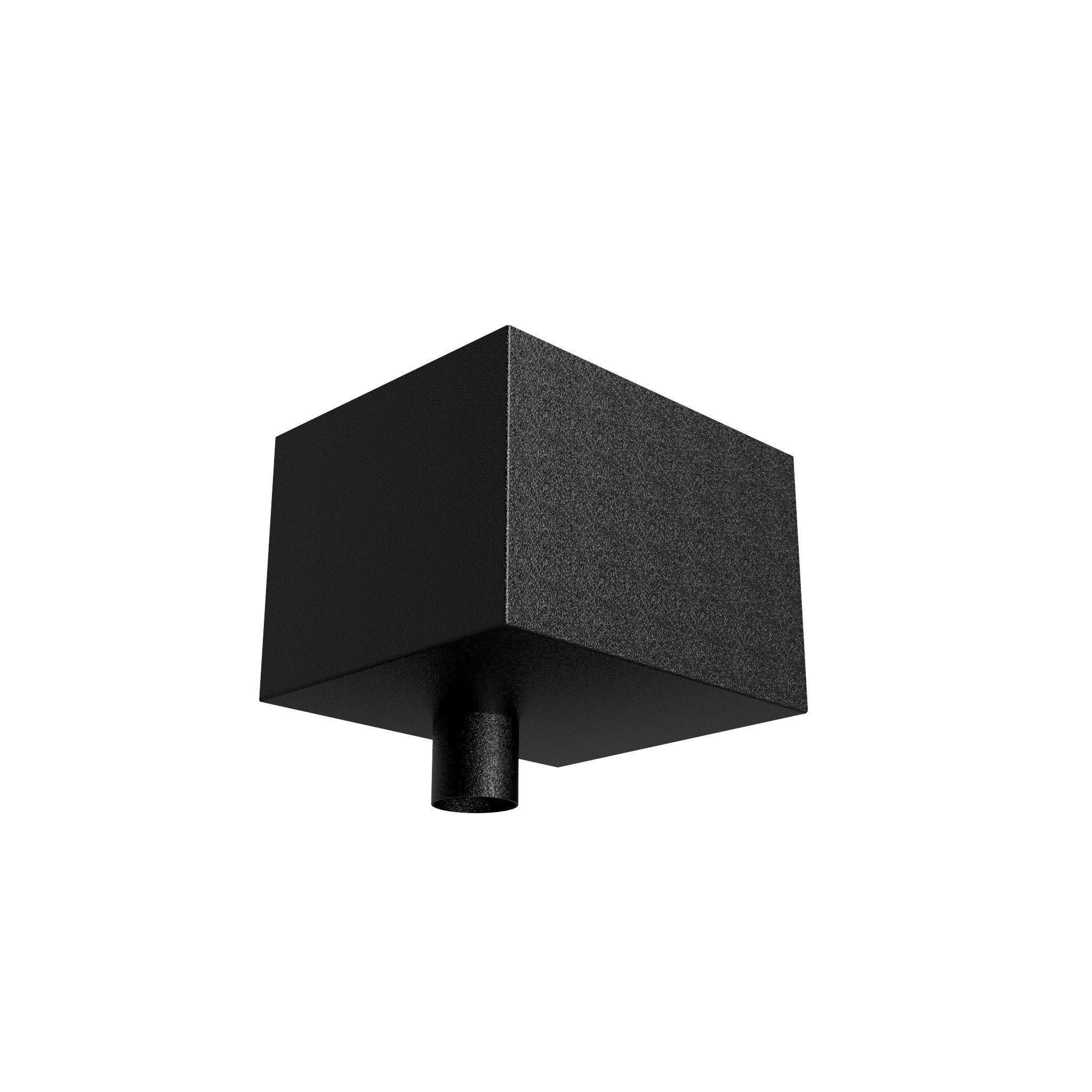 DF6312 - HOPPER HEAD 300mm(w) x 250mm(d) x 200mm(h) - 63mm DIA - Alugutter