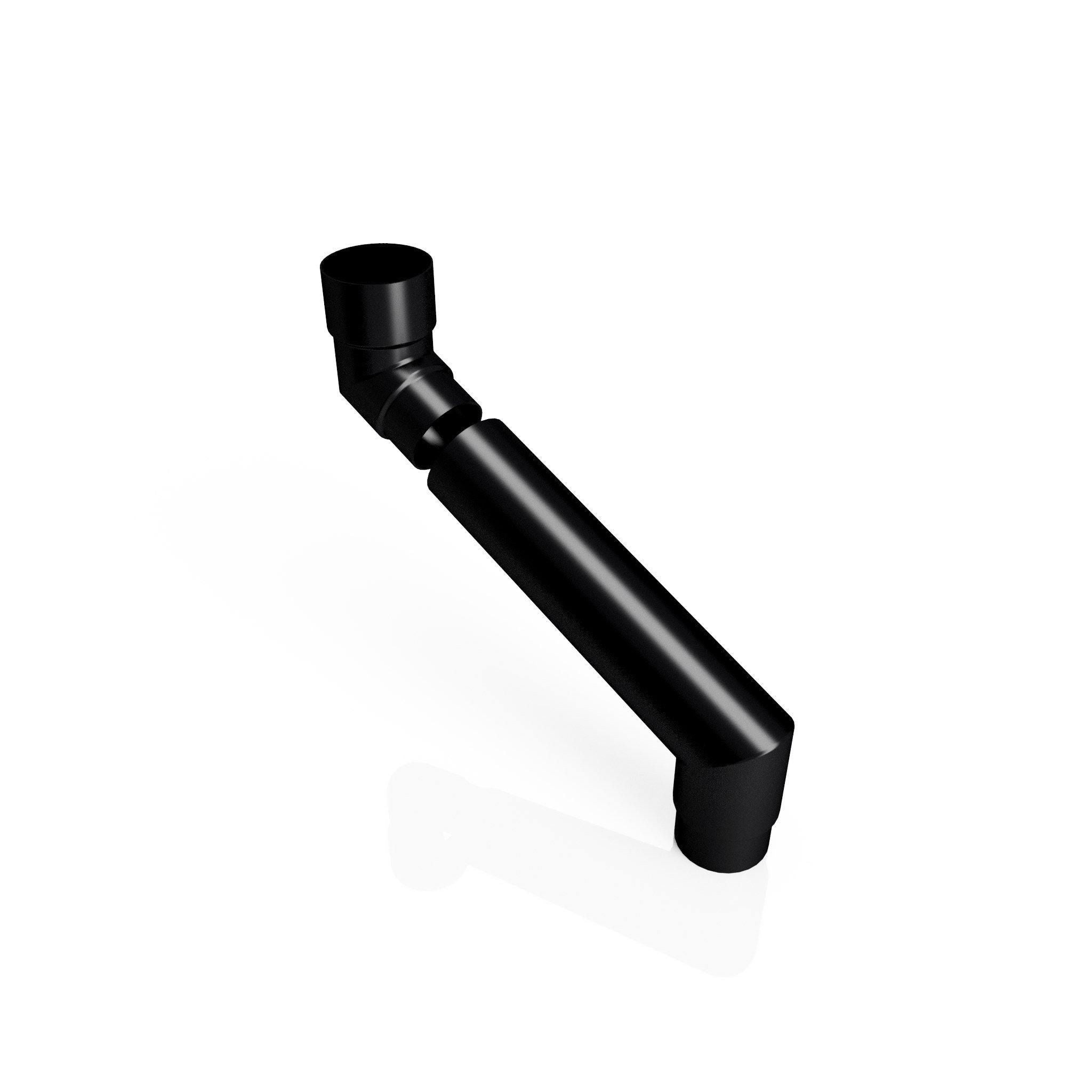 DF6352 - FLUSH JOINT ADJUSTABLE SWANNECK - 80-250mm PROJ - 63mm DIA - Alugutter