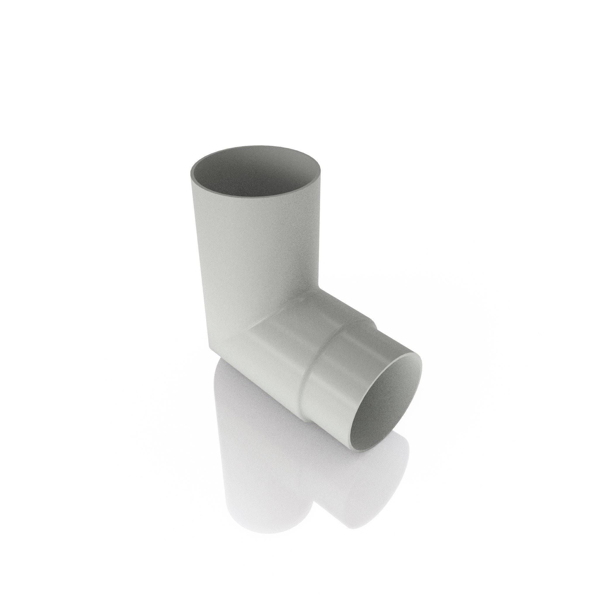DF636 - FLUSH JOINT BEND - 92.5 DEG - 63mm DIA - Alugutter