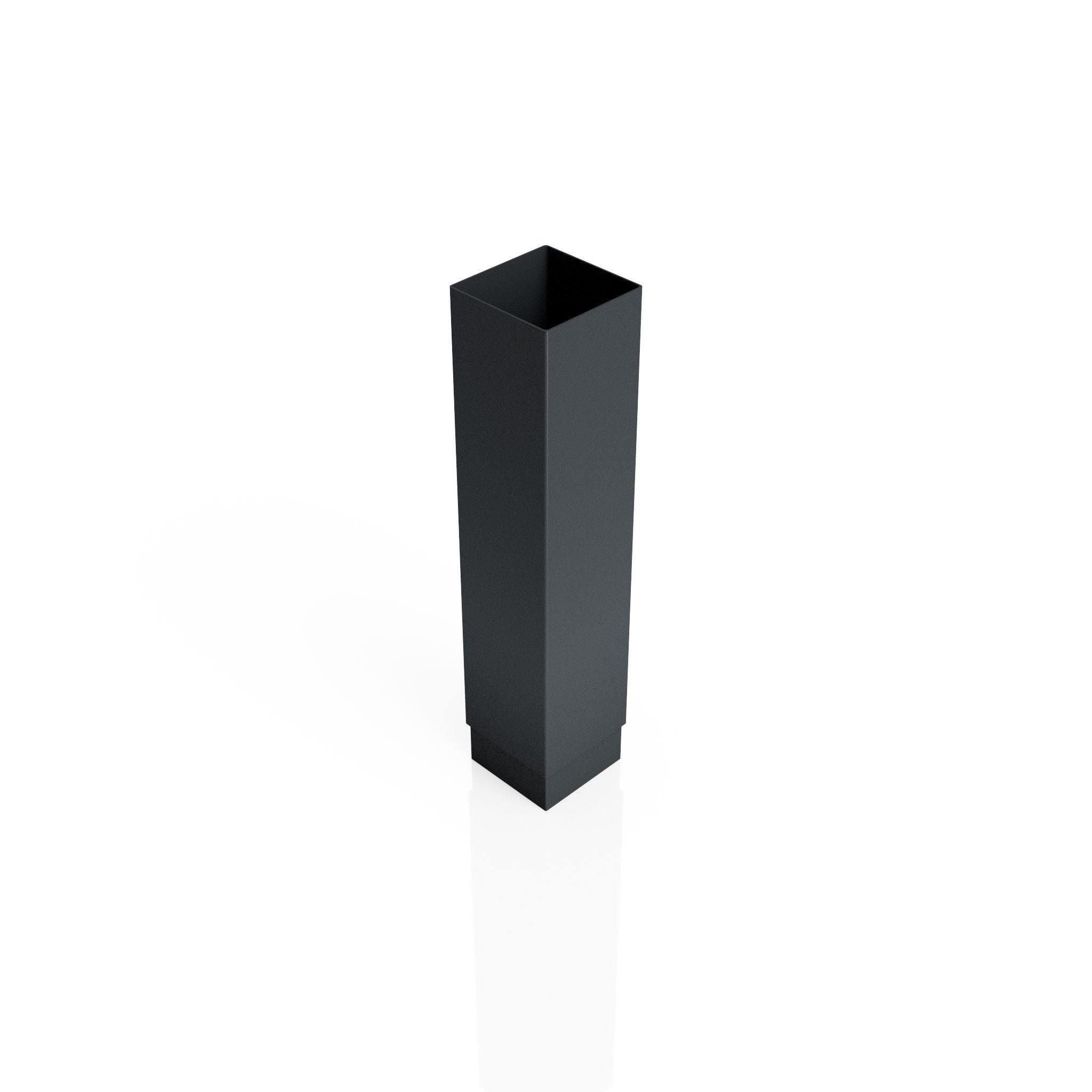 DF721 - FLUSH JOINT DOWNPIPE LENGTH - 72x72mm x 3m - Alugutter