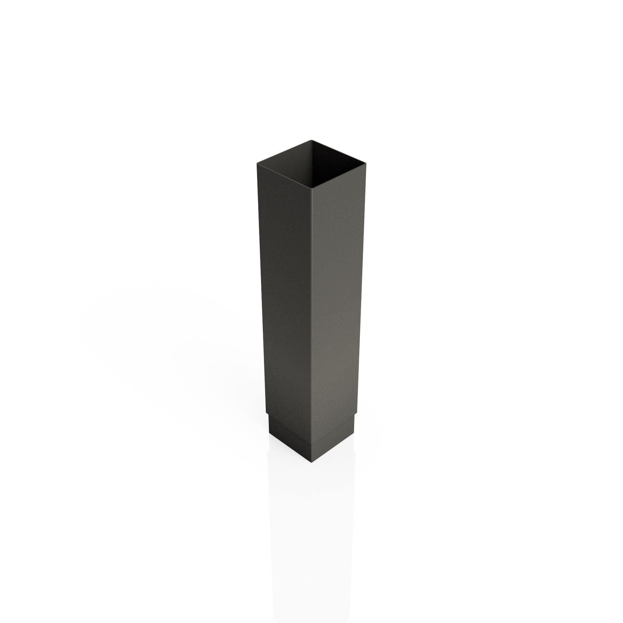 DF721 - FLUSH JOINT DOWNPIPE LENGTH - 72x72mm x 3m - Alugutter