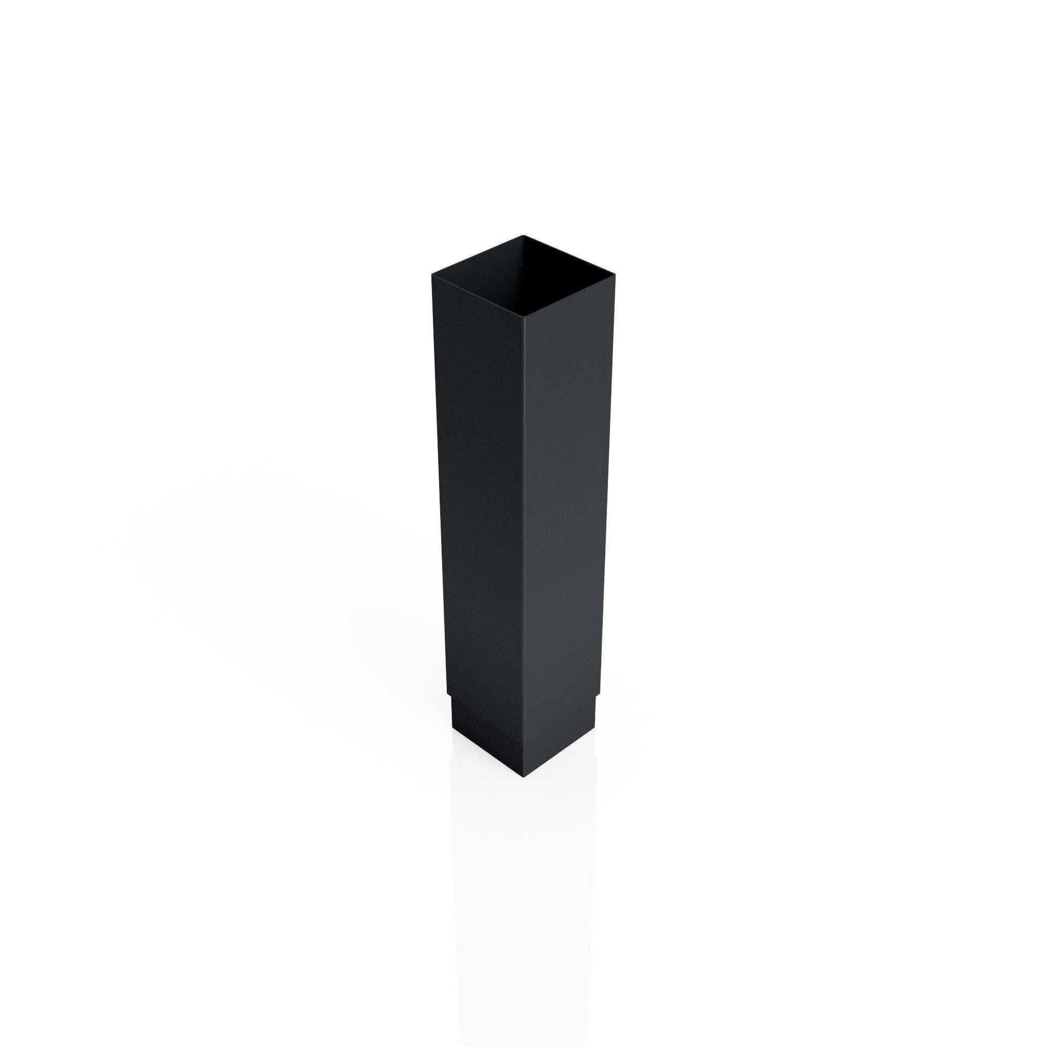 DF721 - FLUSH JOINT DOWNPIPE LENGTH - 72x72mm x 3m - Alugutter