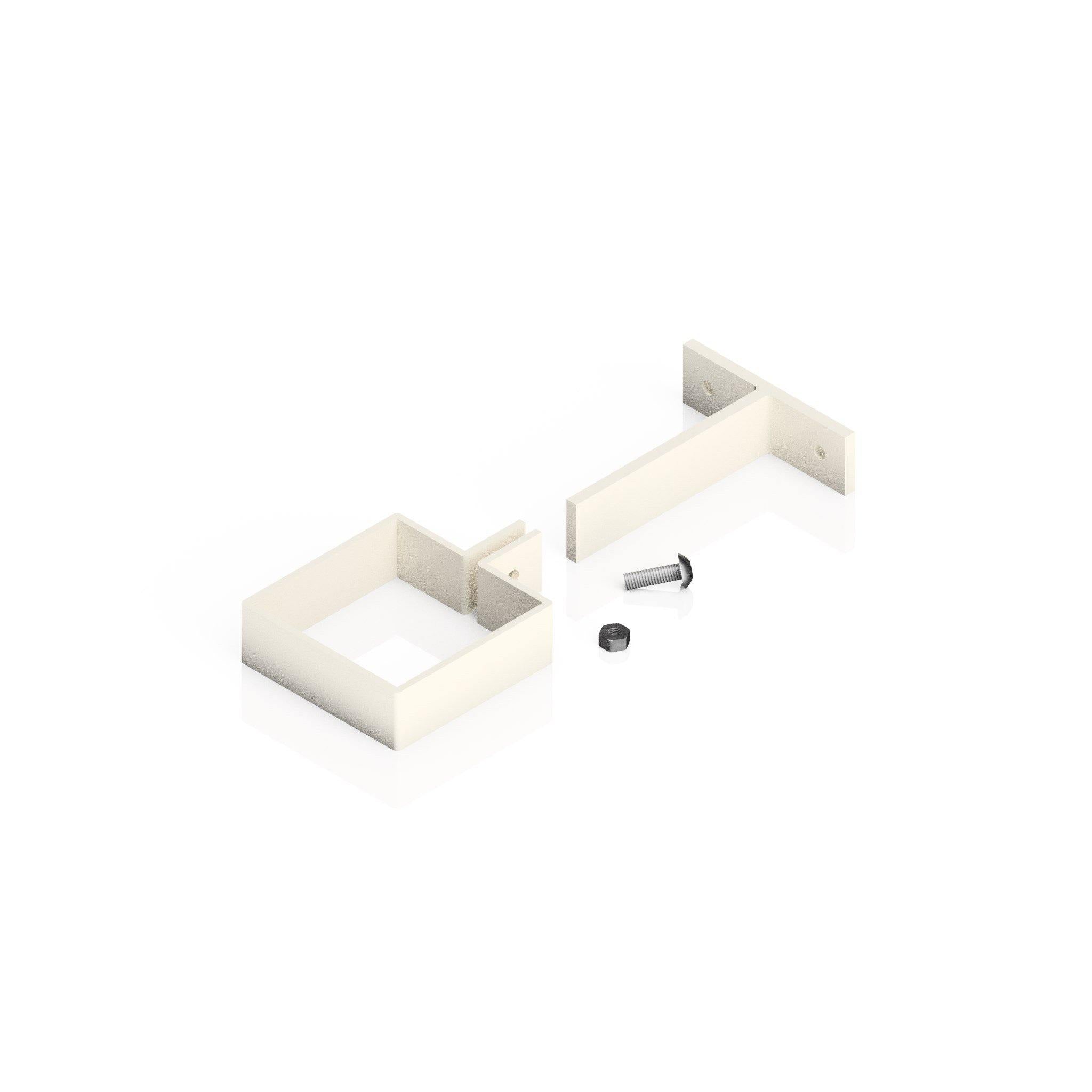 DF723 - ADJUSTABLE PIPE CLIP - 72x72mm - Alugutter