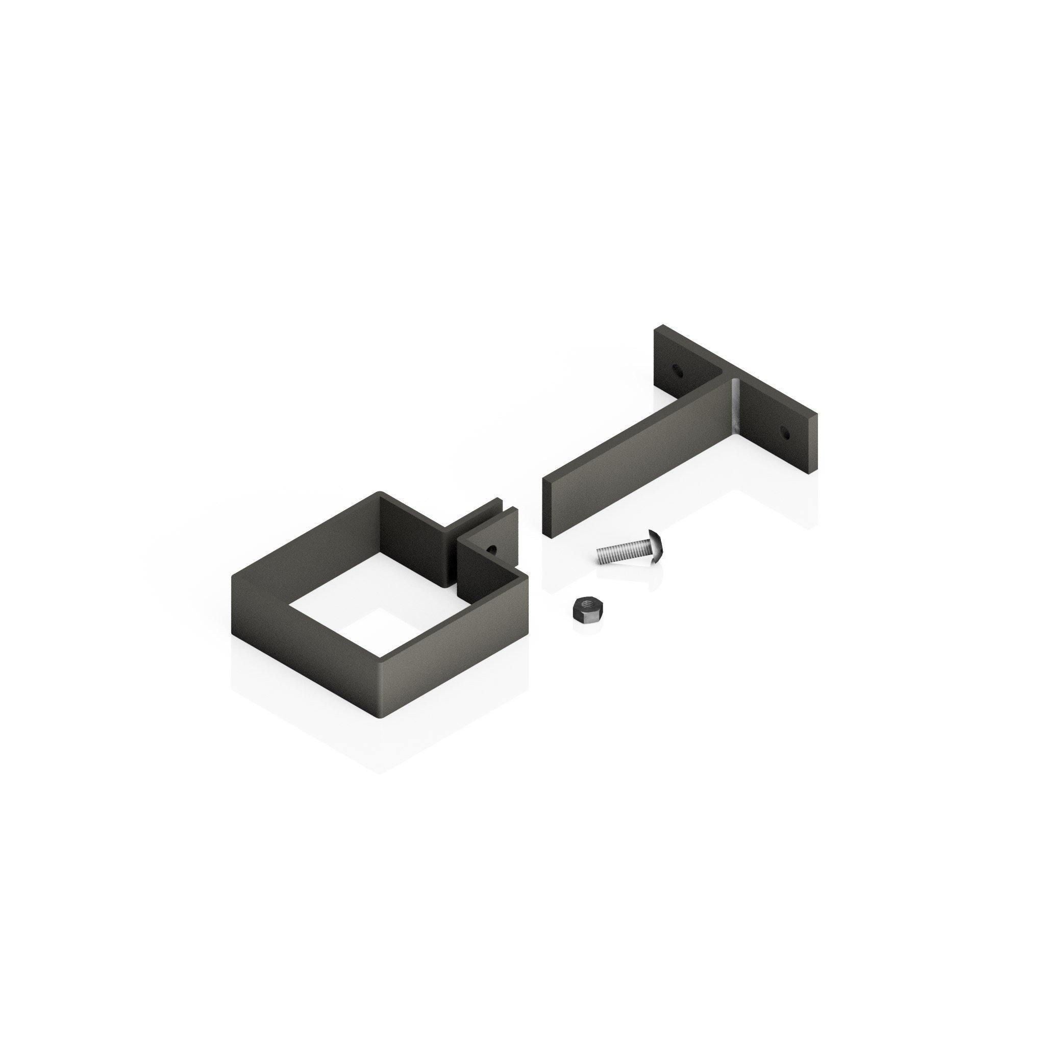 DF723 - ADJUSTABLE PIPE CLIP - 72x72mm - Alugutter