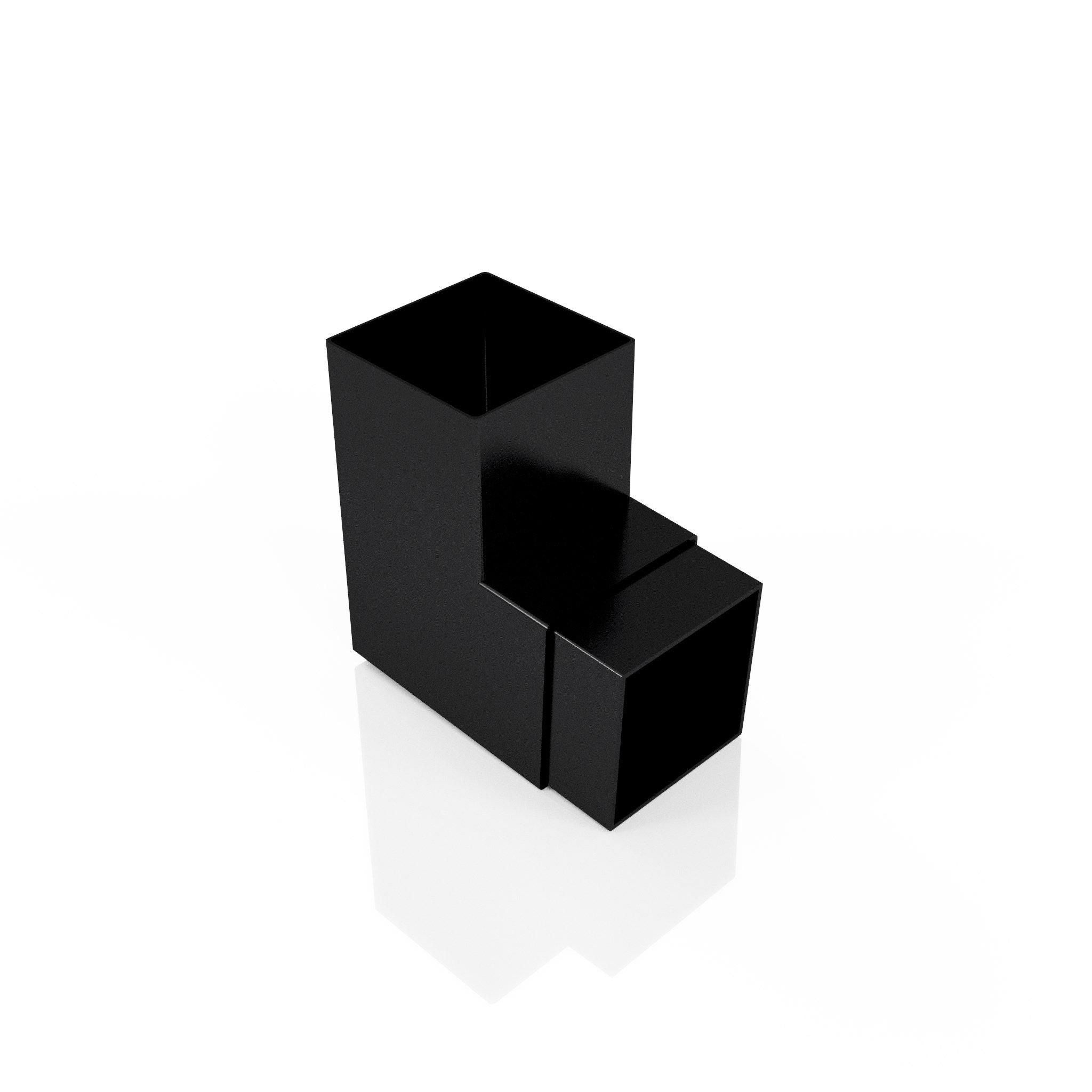 DF726 - FLUSH JOINT BEND - 92.5 DEG - 72x72mm - Alugutter