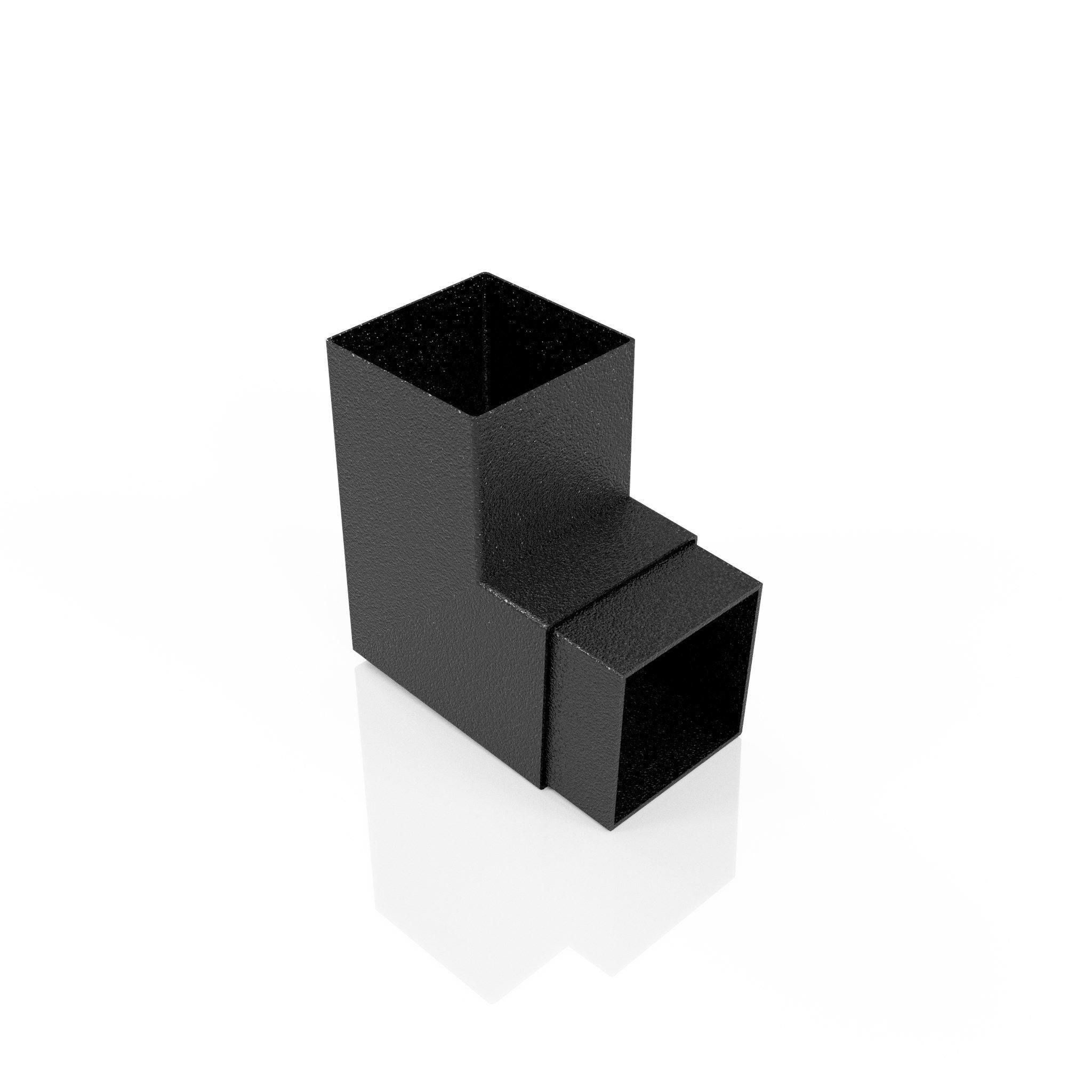 DF726 - FLUSH JOINT BEND - 92.5 DEG - 72x72mm - Alugutter