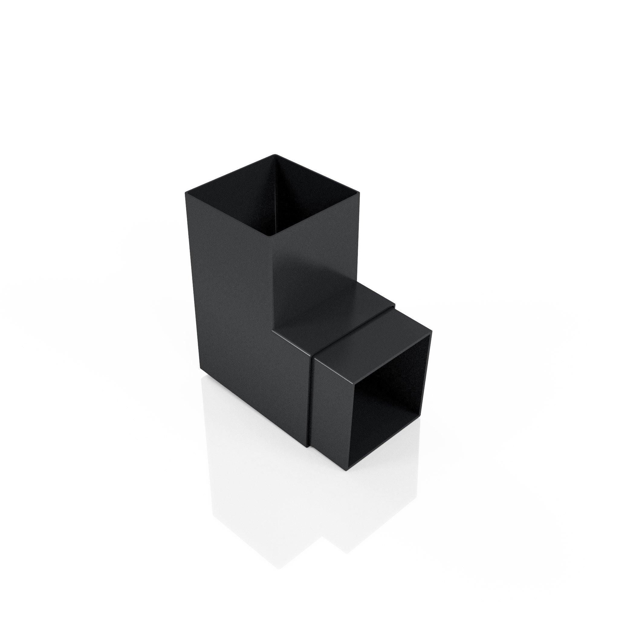 DF726 - FLUSH JOINT BEND - 92.5 DEG - 72x72mm - Alugutter