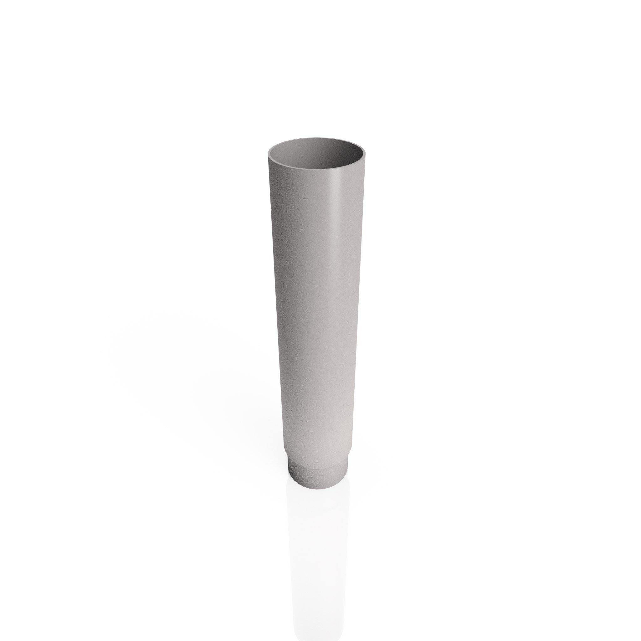DF761 - FLUSH JOINT DOWNPIPE LENGTH - 76mm DIA x 3m - Alugutter