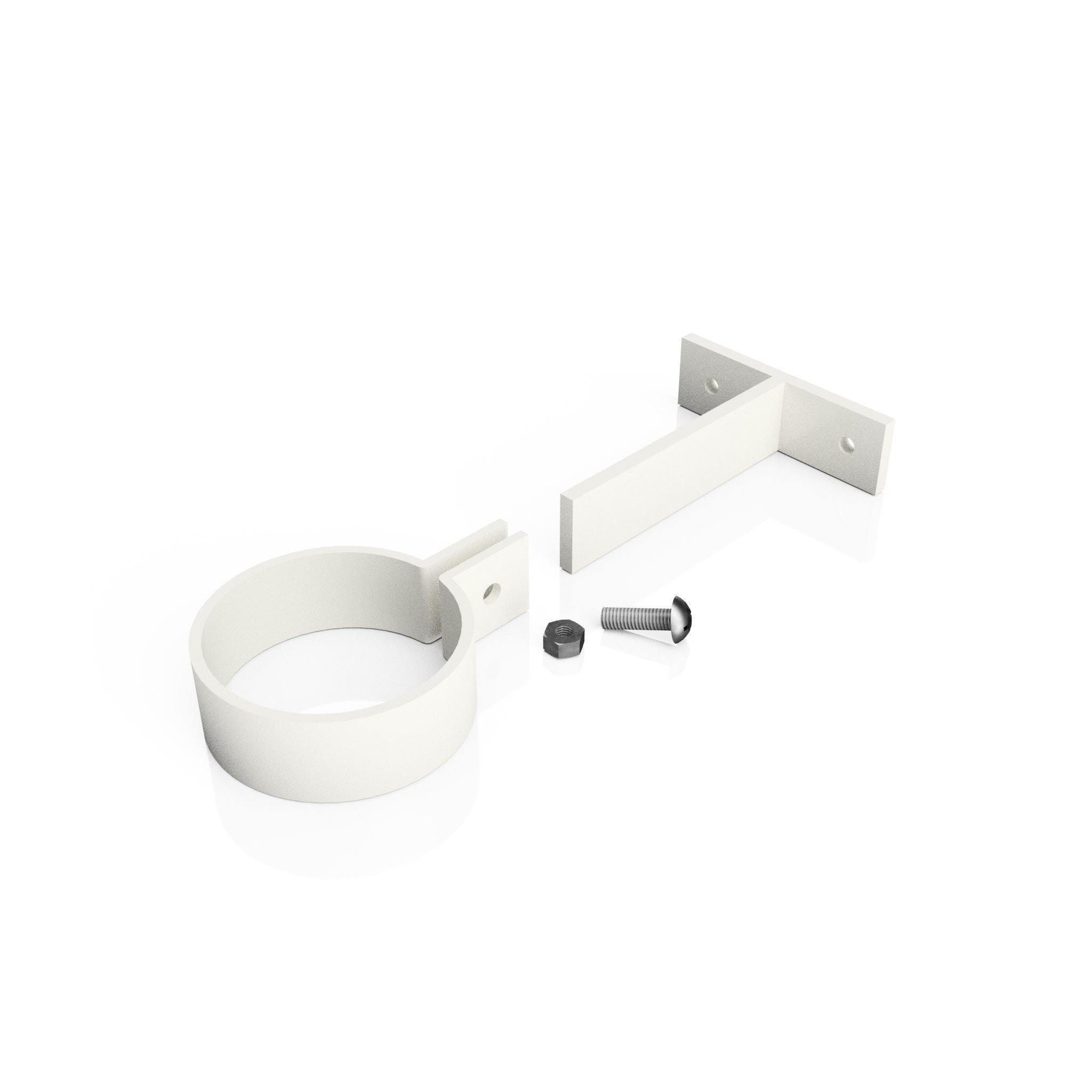 DF763 - ADJUSTABLE PIPE CLIP - 76mm DIA - Alugutter