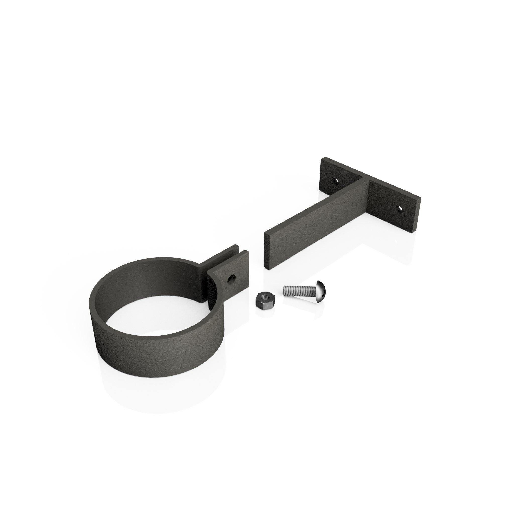 DF763 - ADJUSTABLE PIPE CLIP - 76mm DIA - Alugutter