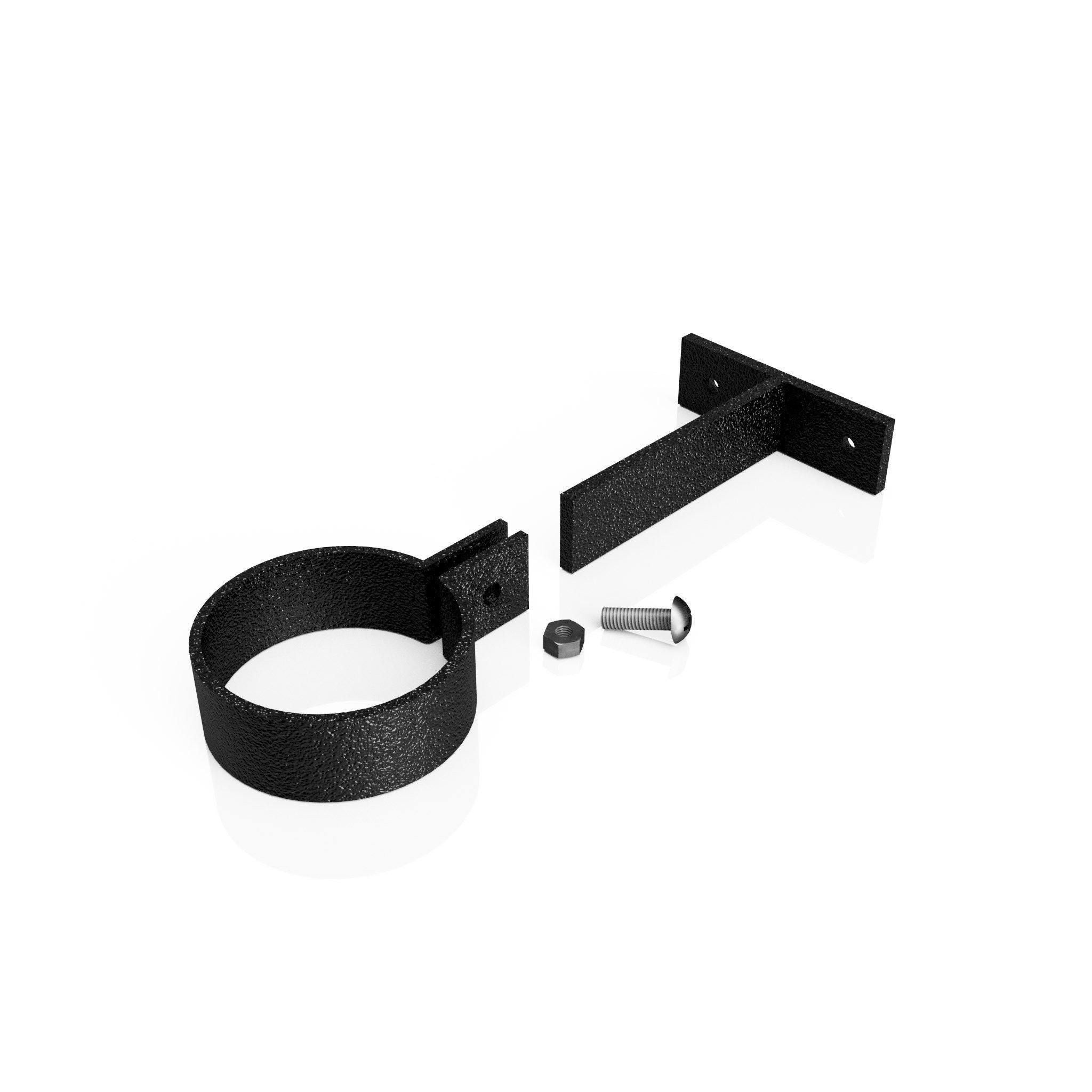 DF763 - ADJUSTABLE PIPE CLIP - 76mm DIA - Alugutter
