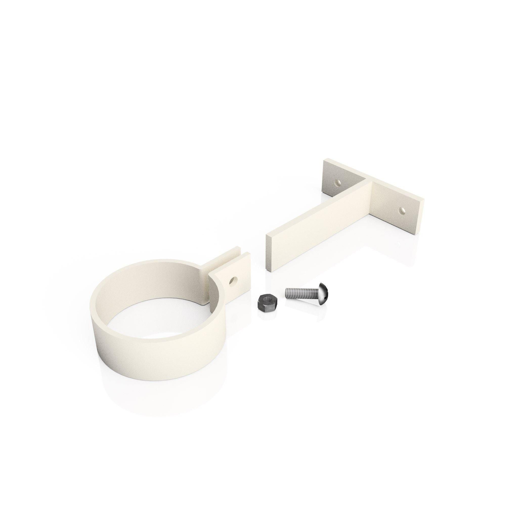 DF763 - ADJUSTABLE PIPE CLIP - 76mm DIA - Alugutter