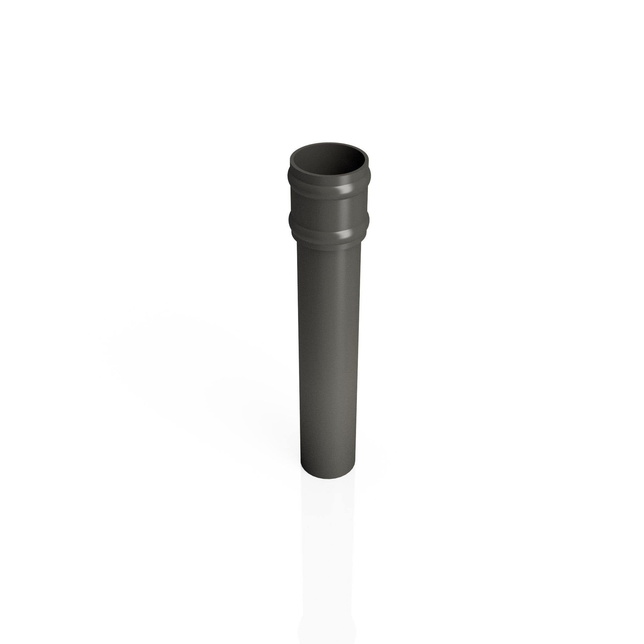 DT631NE - TRADITIONAL DOWNPIPE LENGTH - (Non Eared Socket) 63mm DIA x 3m - Alugutter