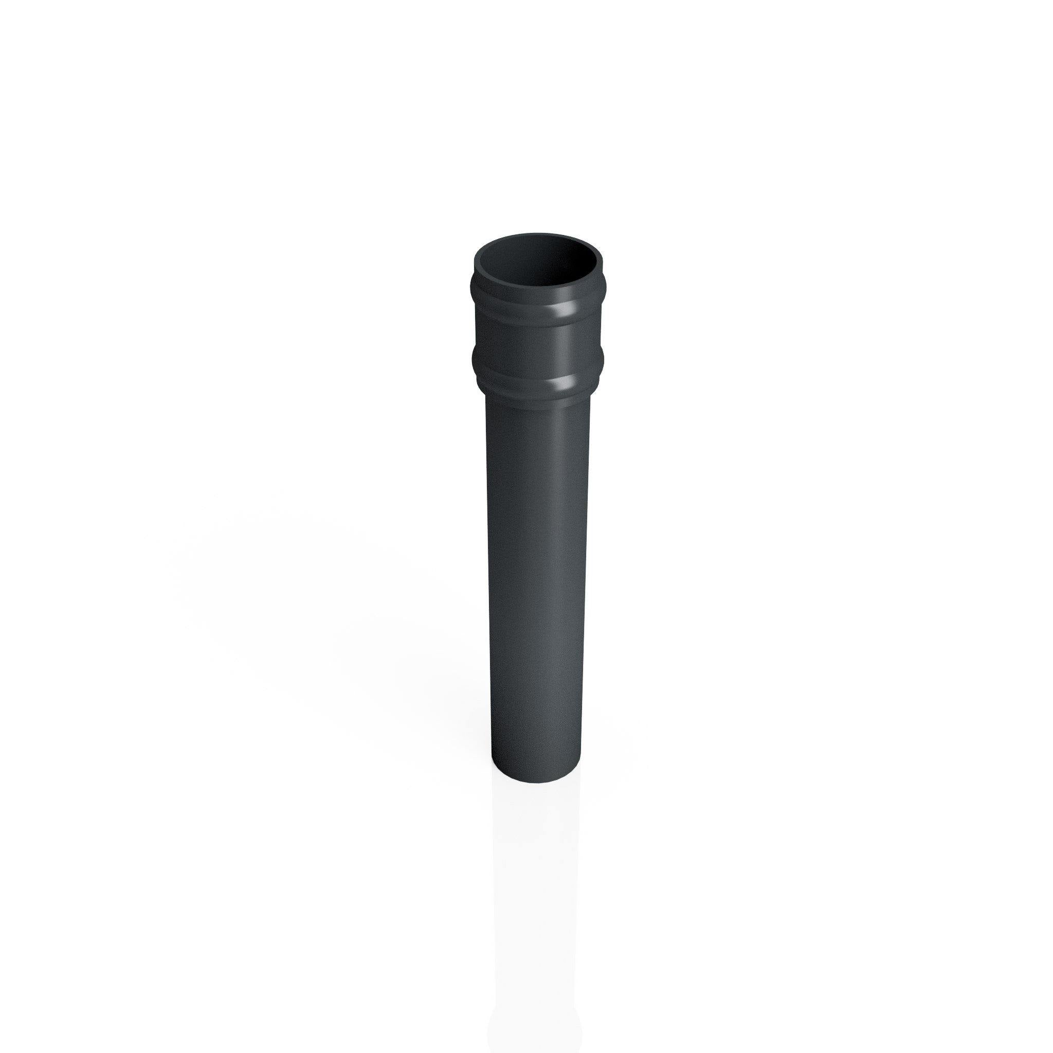 DT631NE - TRADITIONAL DOWNPIPE LENGTH - (Non Eared Socket) 63mm DIA x 3m - Alugutter