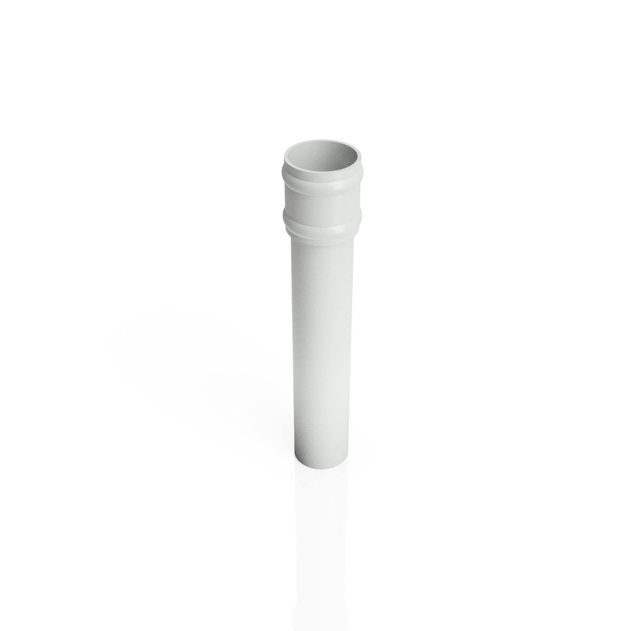 DT631NE - TRADITIONAL DOWNPIPE LENGTH - (Non Eared Socket) 63mm DIA x 3m - Alugutter