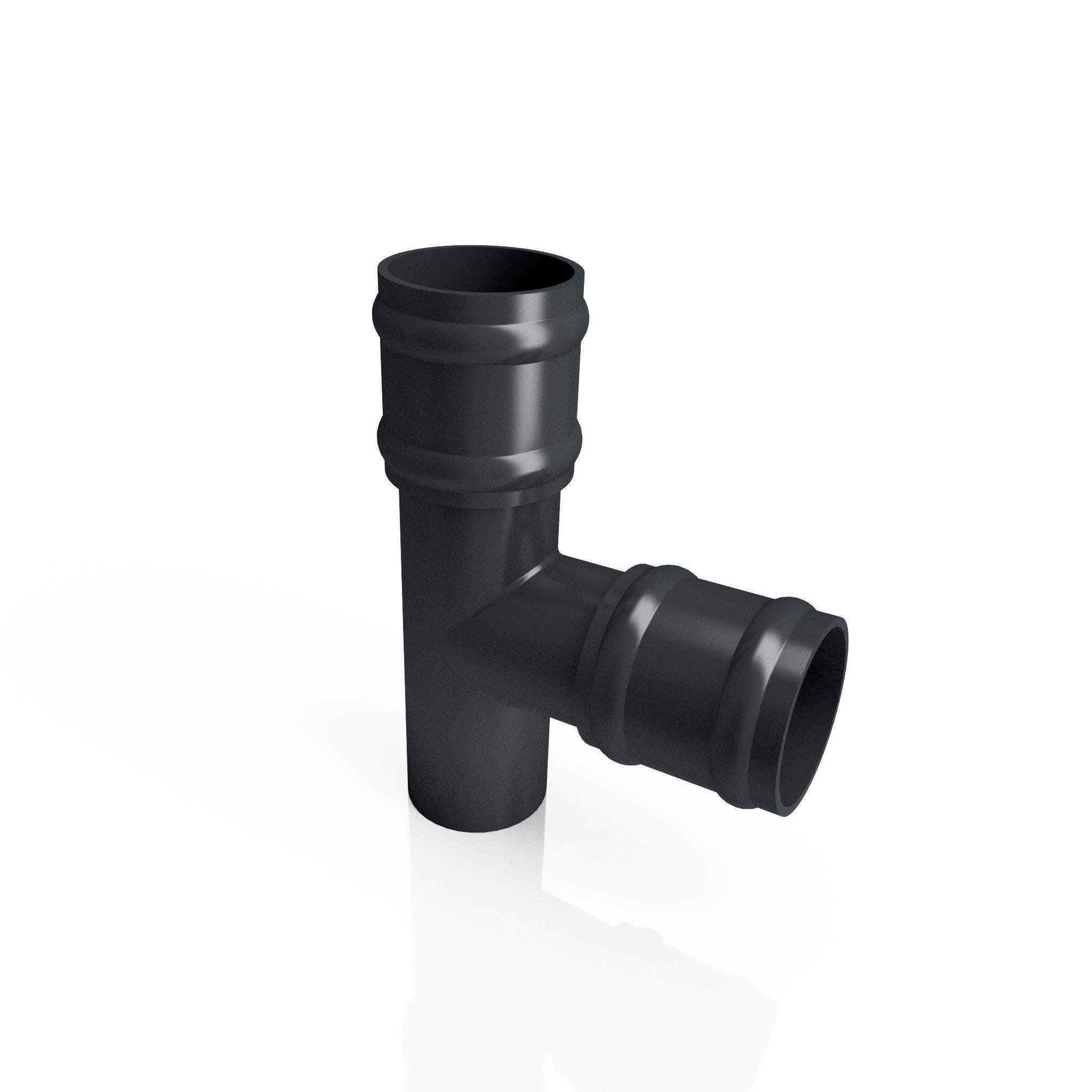 DT638 - TRADITIONAL BRANCH - 92.5 DEG - 63mm DIA - Alugutter