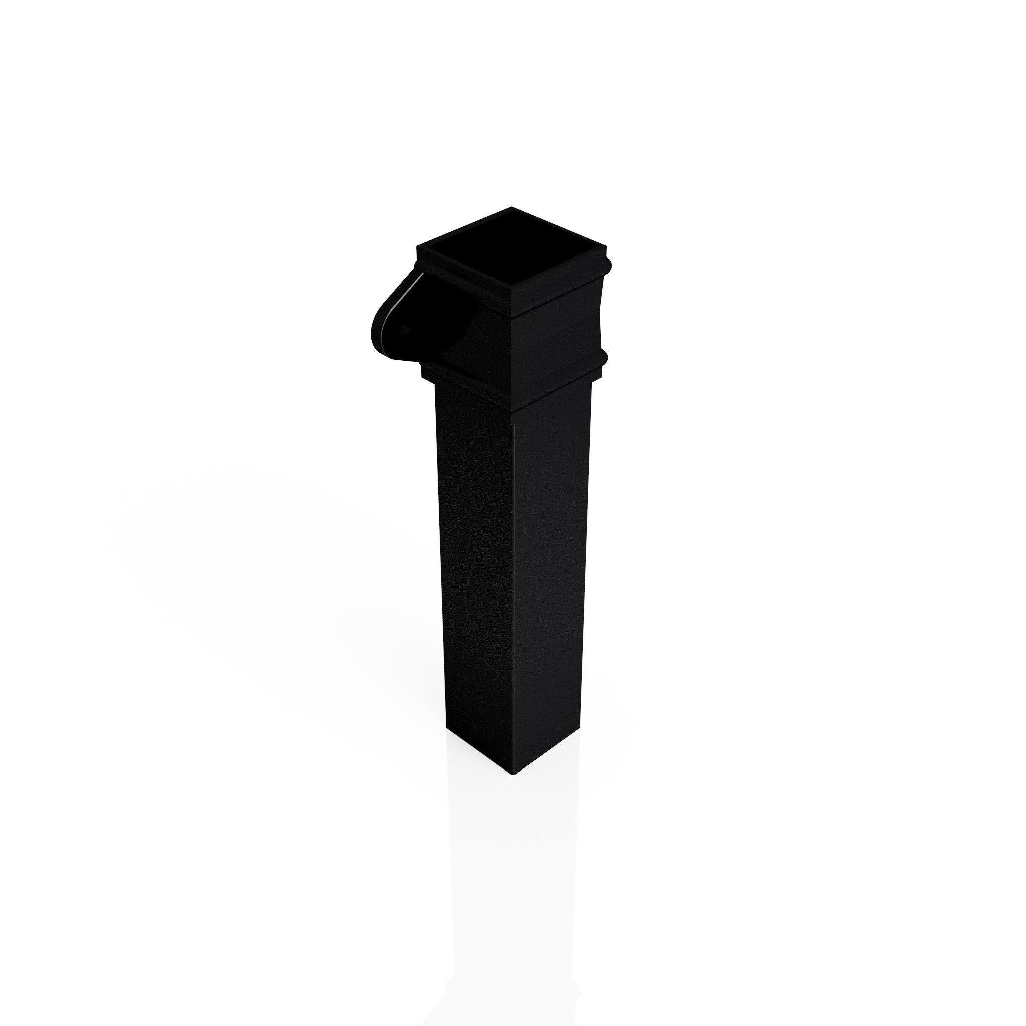 DT721 - TRADITIONAL DOWNPIPE LENGTH - (Eared Socket) 72x72mm x 3m - Alugutter