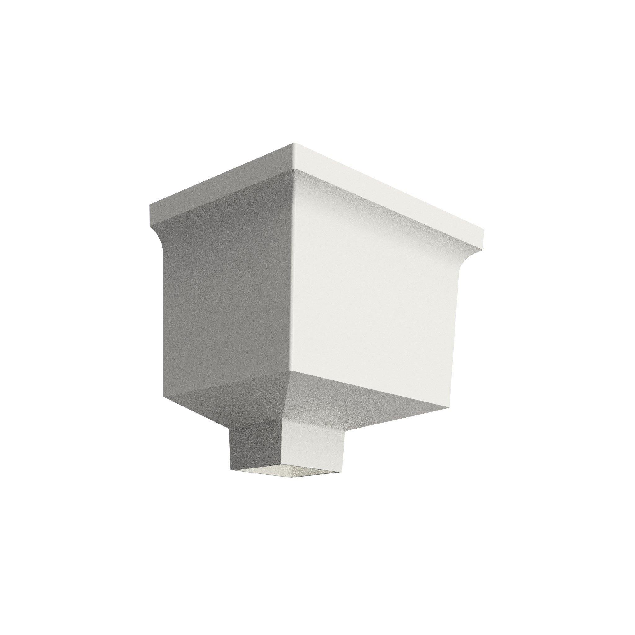 DT7212 - HOPPER HEAD 255mm(w) x 175mm(d) x 175mm(h) - 72x72mm - Alugutter