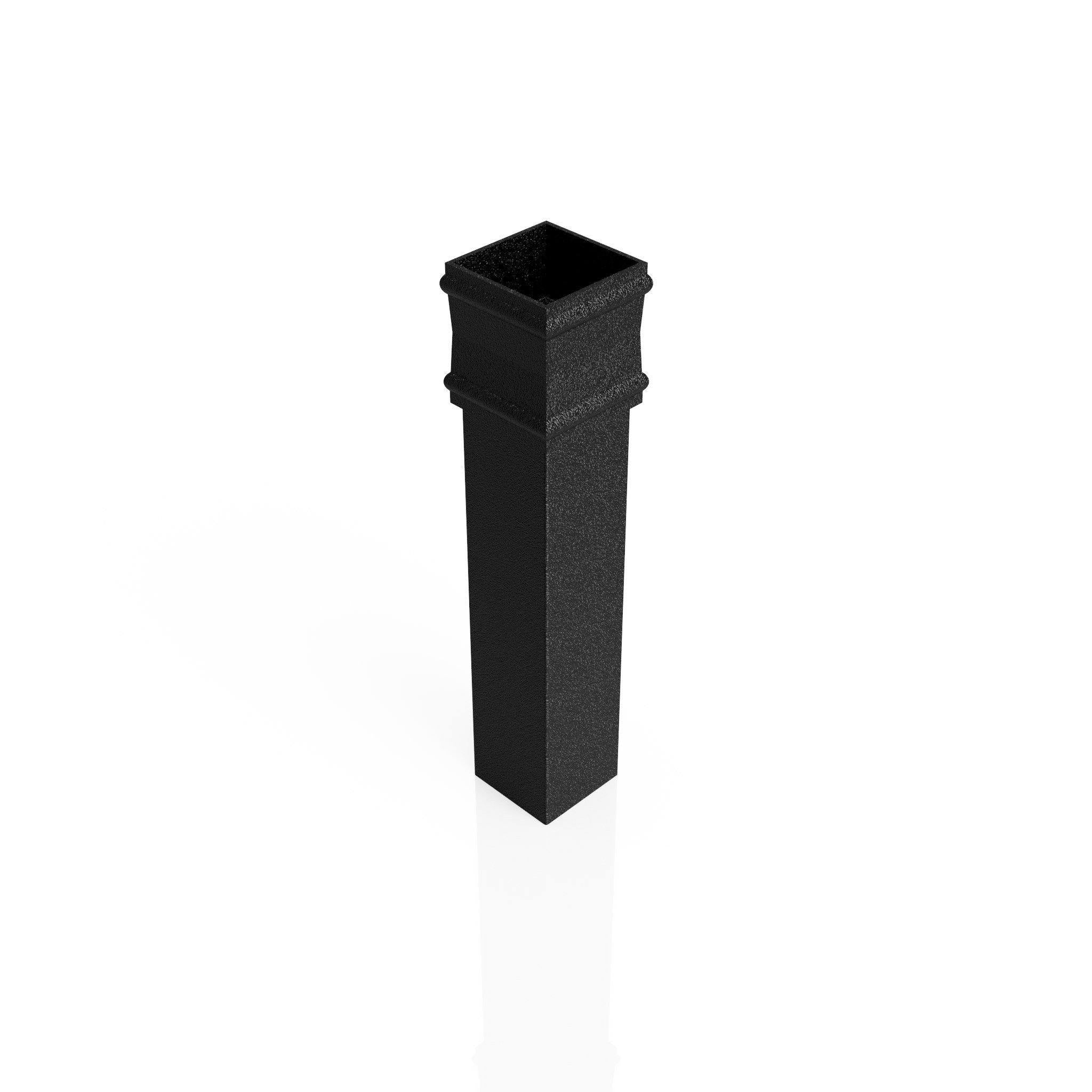 DT721NE - TRADITIONAL DOWNPIPE LENGTH - (Non Eared Socket) 72x72mm x 3m - Alugutter