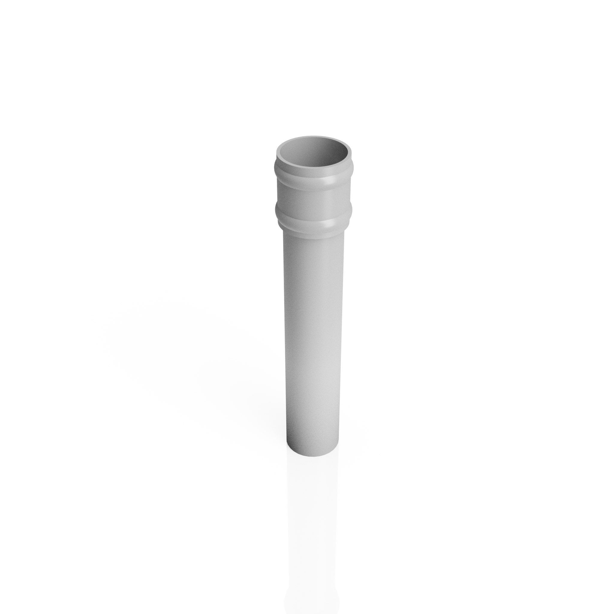 DT761NE - TRADITIONAL DOWNPIPE LENGTH - (Non Eared Socket) 76mm DIA x 3m - Alugutter