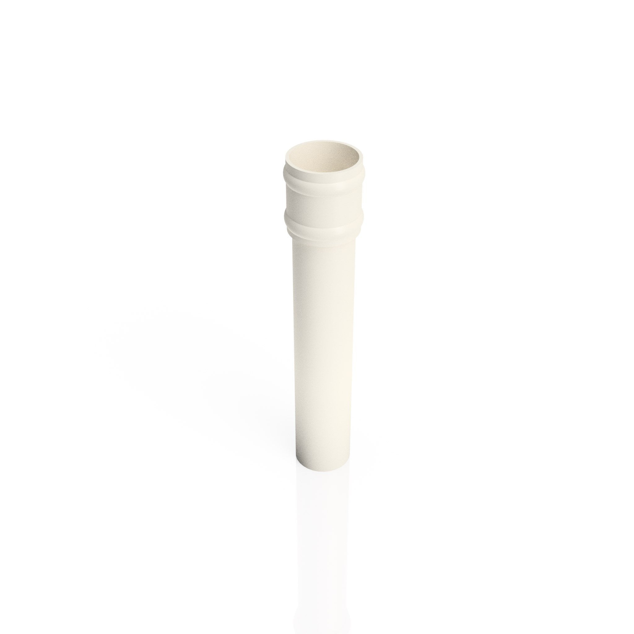 DT761NE - TRADITIONAL DOWNPIPE LENGTH - (Non Eared Socket) 76mm DIA x 3m - Alugutter