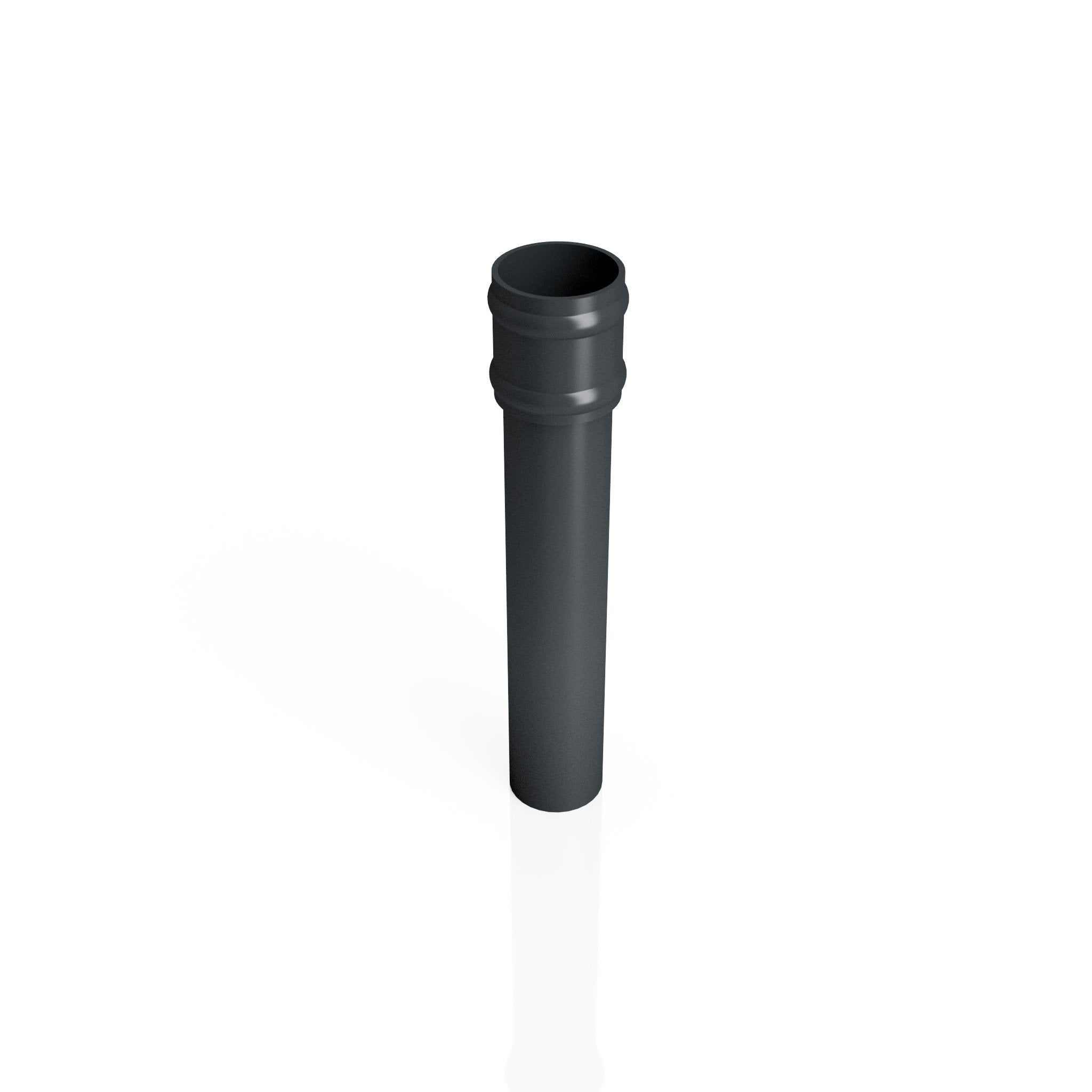DT761NE - TRADITIONAL DOWNPIPE LENGTH - (Non Eared Socket) 76mm DIA x 3m - Alugutter