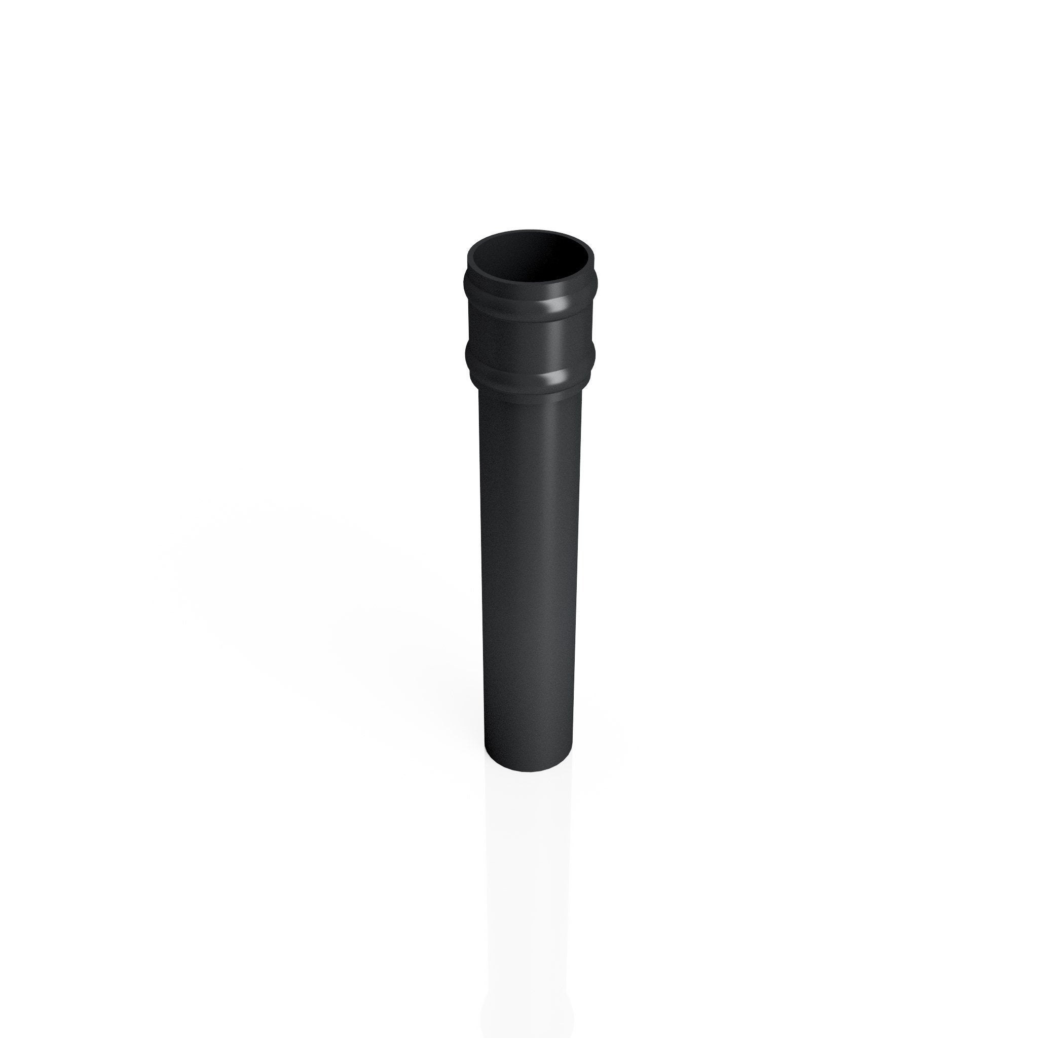 DT761NE - TRADITIONAL DOWNPIPE LENGTH - (Non Eared Socket) 76mm DIA x 3m - Alugutter