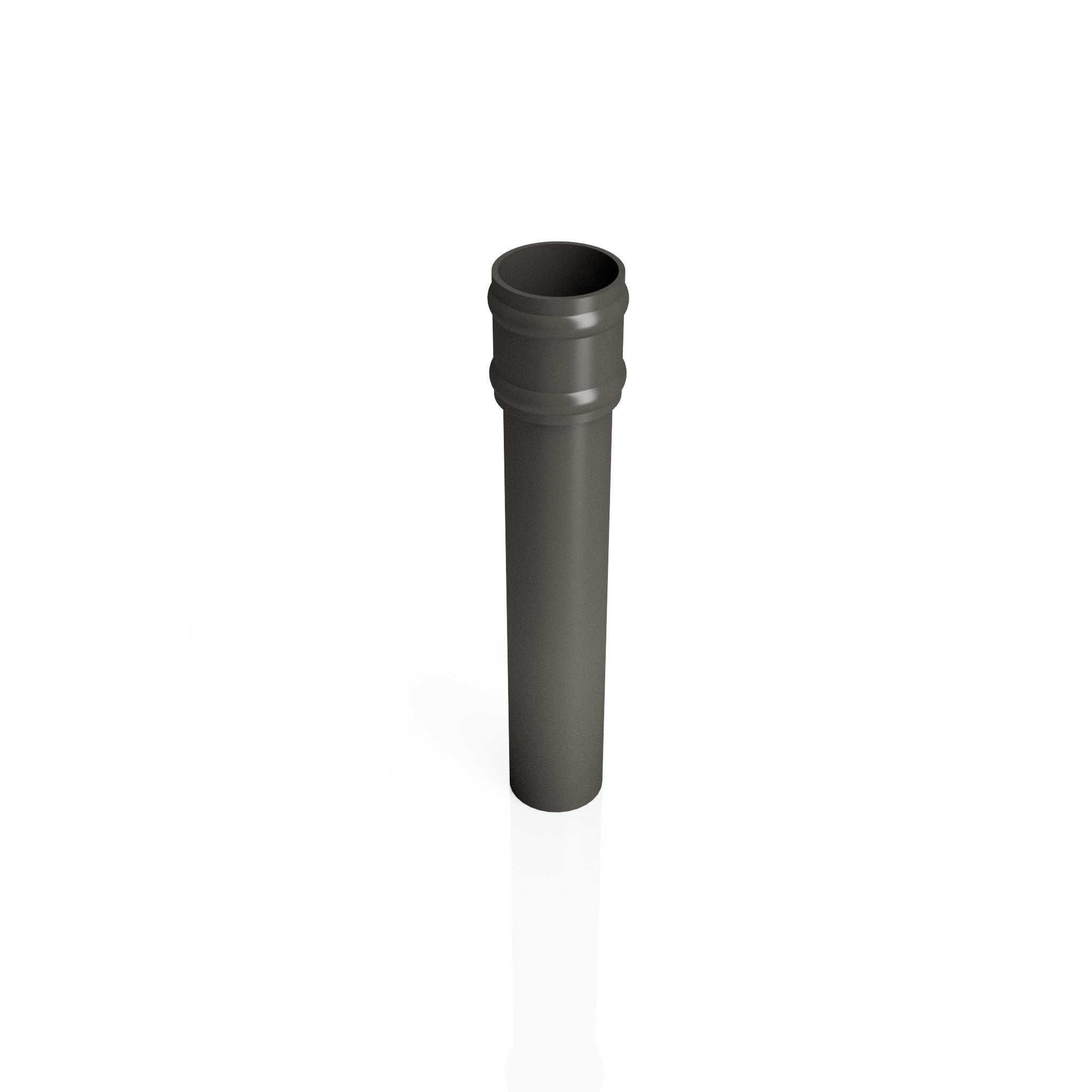 DT761NE - TRADITIONAL DOWNPIPE LENGTH - (Non Eared Socket) 76mm DIA x 3m - Alugutter