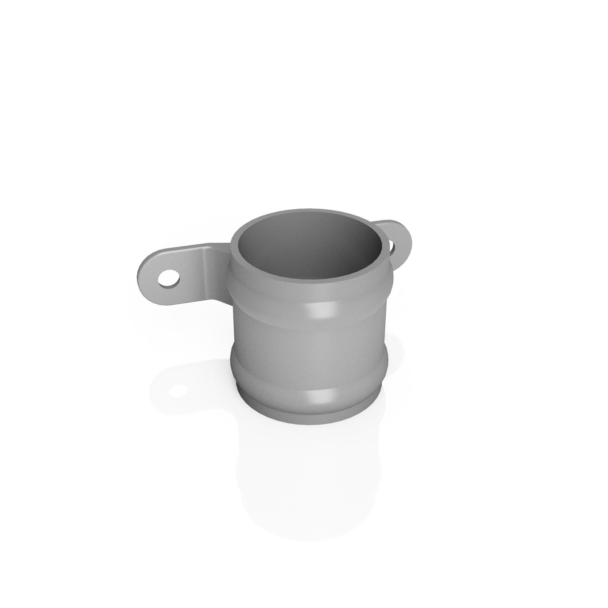 DT764 - TRADITIONAL SPARE SOCKET (Eared) - 76mm DIA - Alugutter