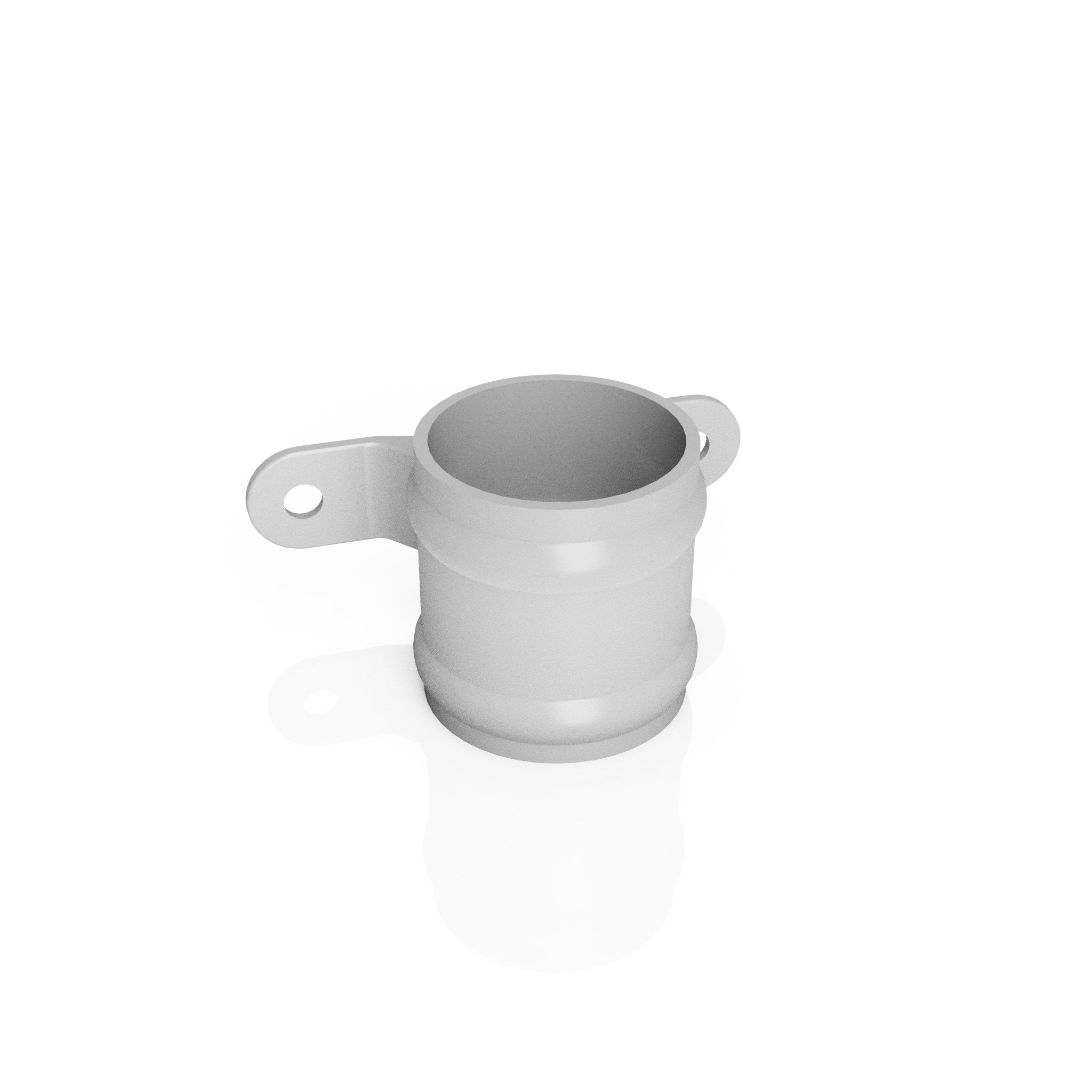 DT764 - TRADITIONAL SPARE SOCKET (Eared) - 76mm DIA - Alugutter