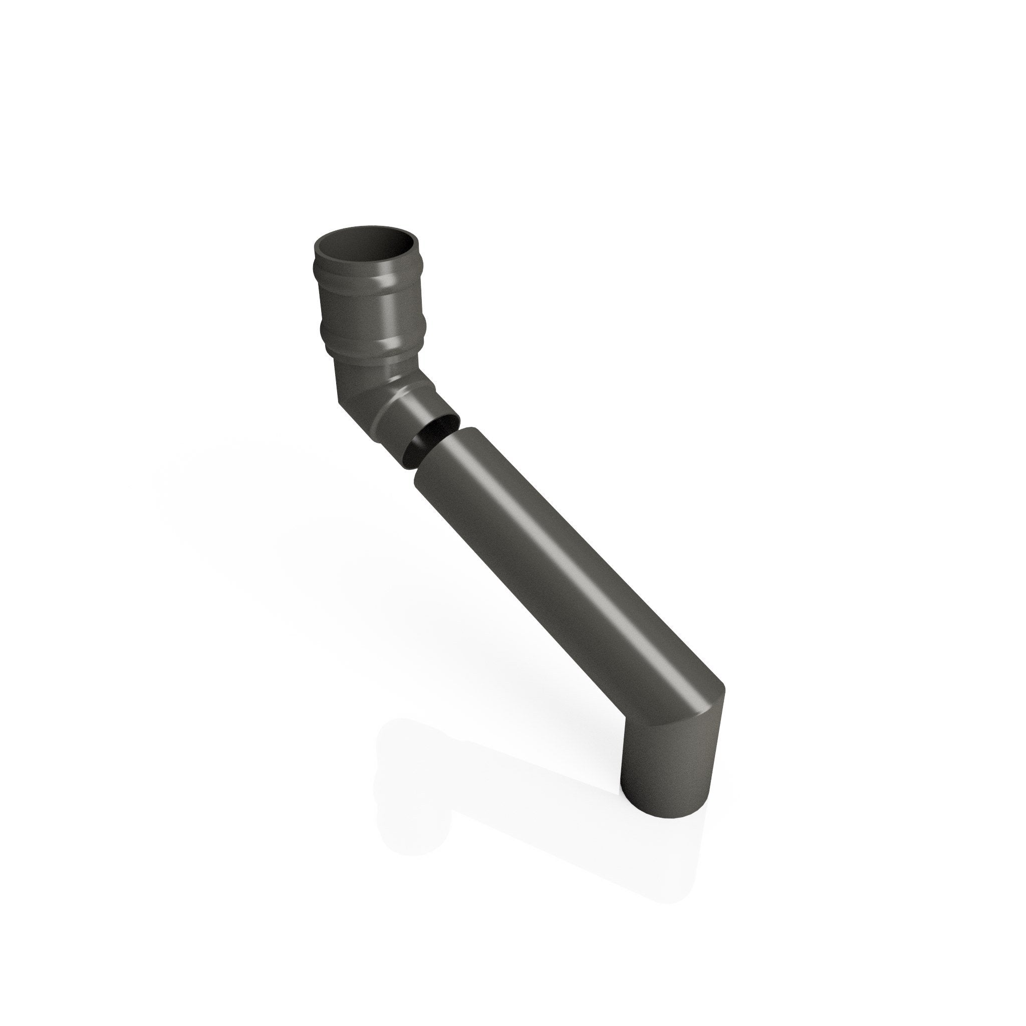 DT7652 - TRADITIONAL ADJUSTABLE SWANNECK - 90-250mm PROJ - 76mm DIA - Alugutter