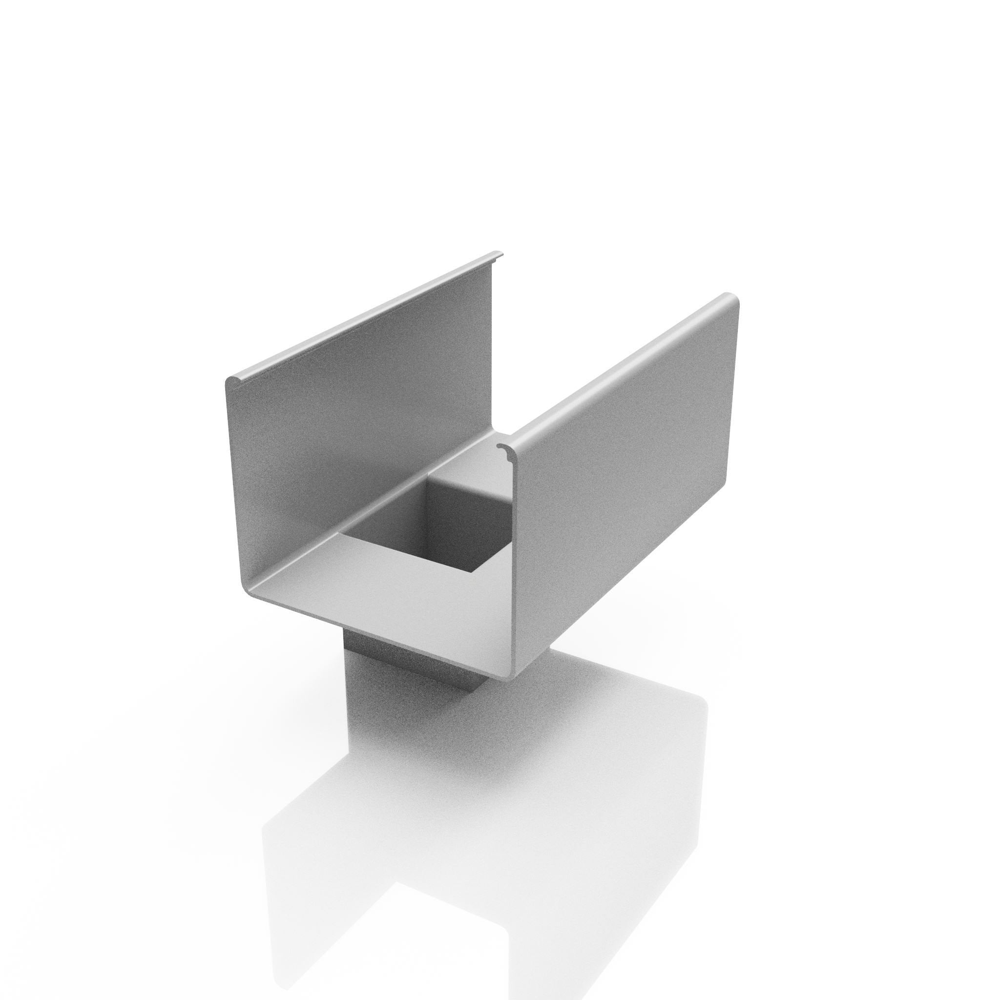 GB10 - BOX GUTTER OUTLET 72 x 72MM - 135 x 100mm - Alugutter