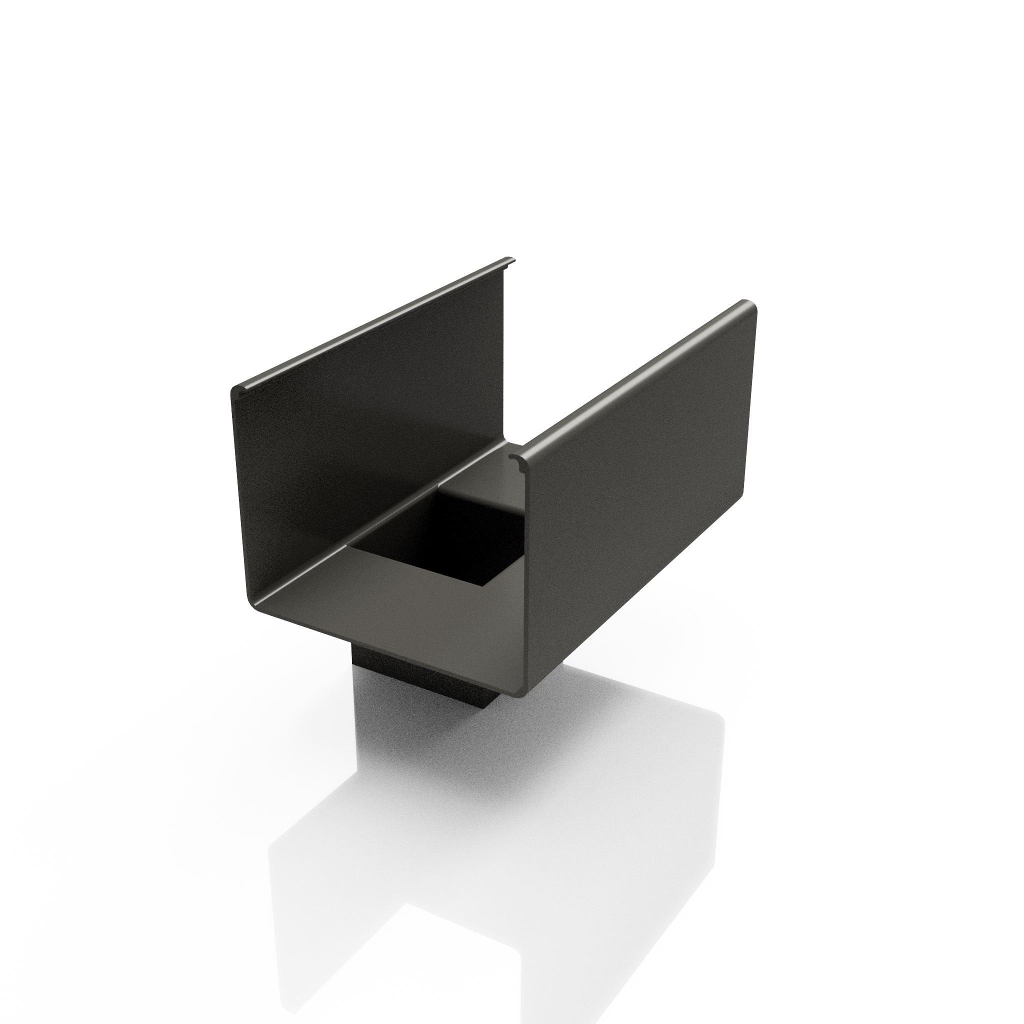 GB10 - BOX GUTTER OUTLET 72 x 72MM - 135 x 100mm - Alugutter