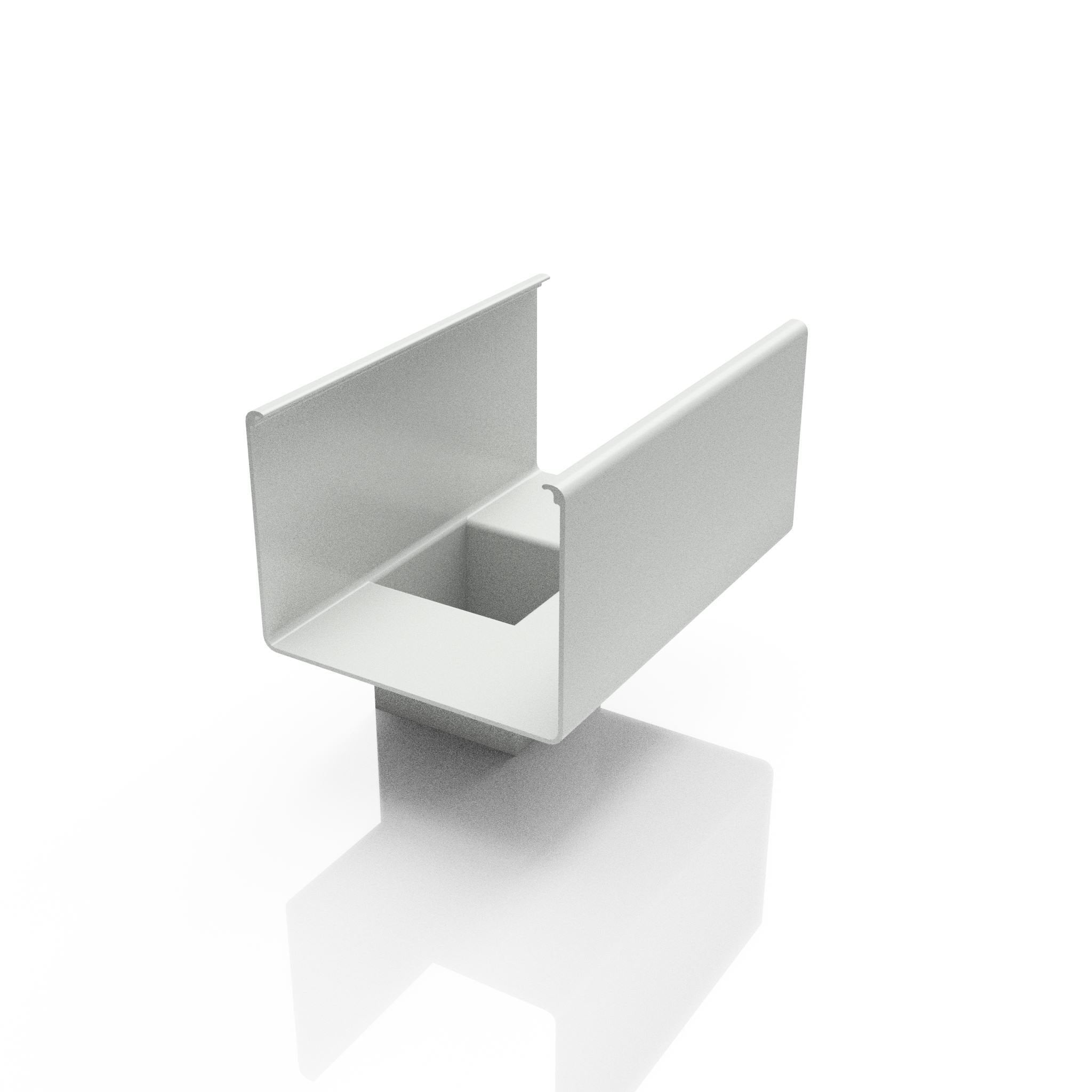 GB10 - BOX GUTTER OUTLET 72 x 72MM - 135 x 100mm - Alugutter