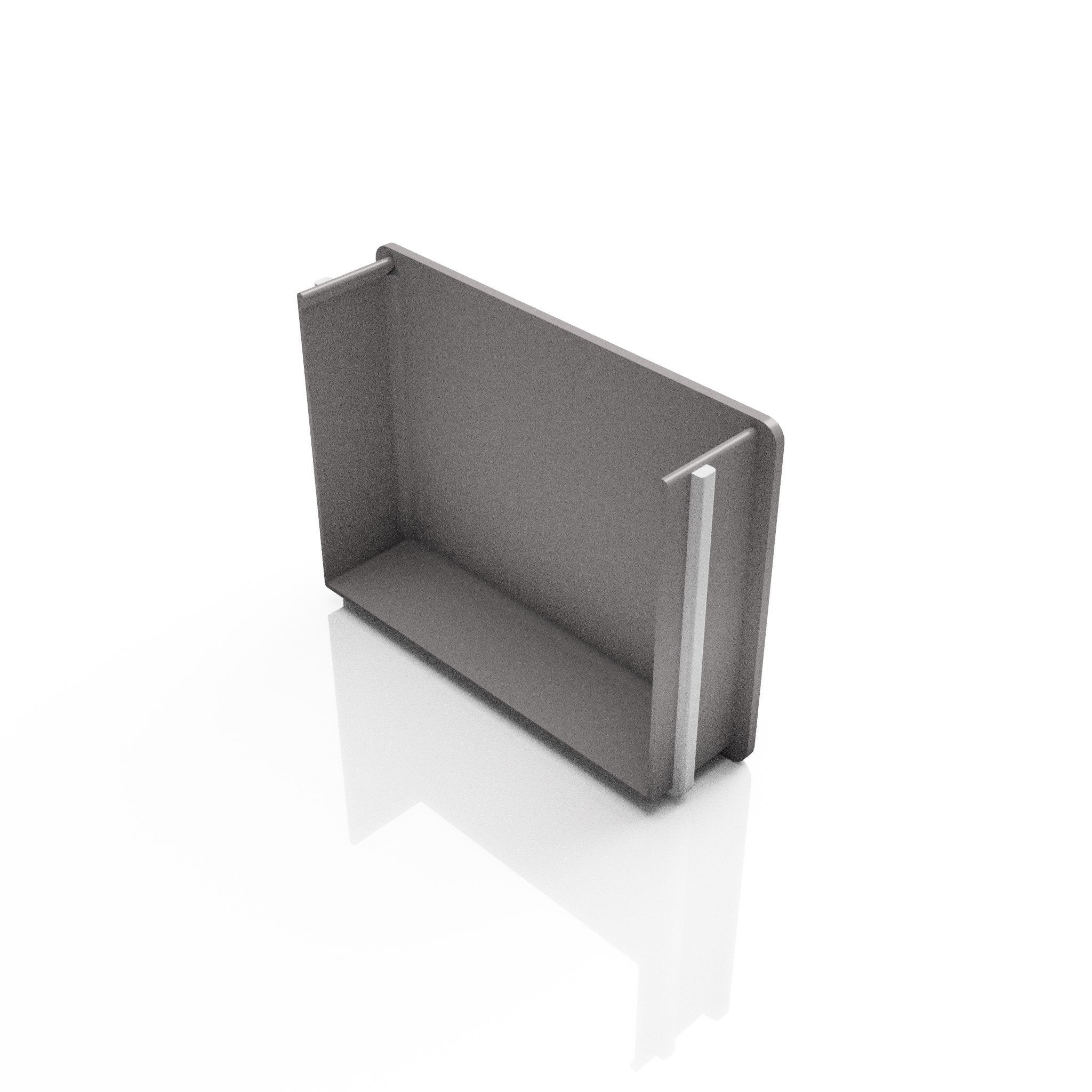 GB11 - BOX GUTTER STOP END - 135 x 100mm - Alugutter