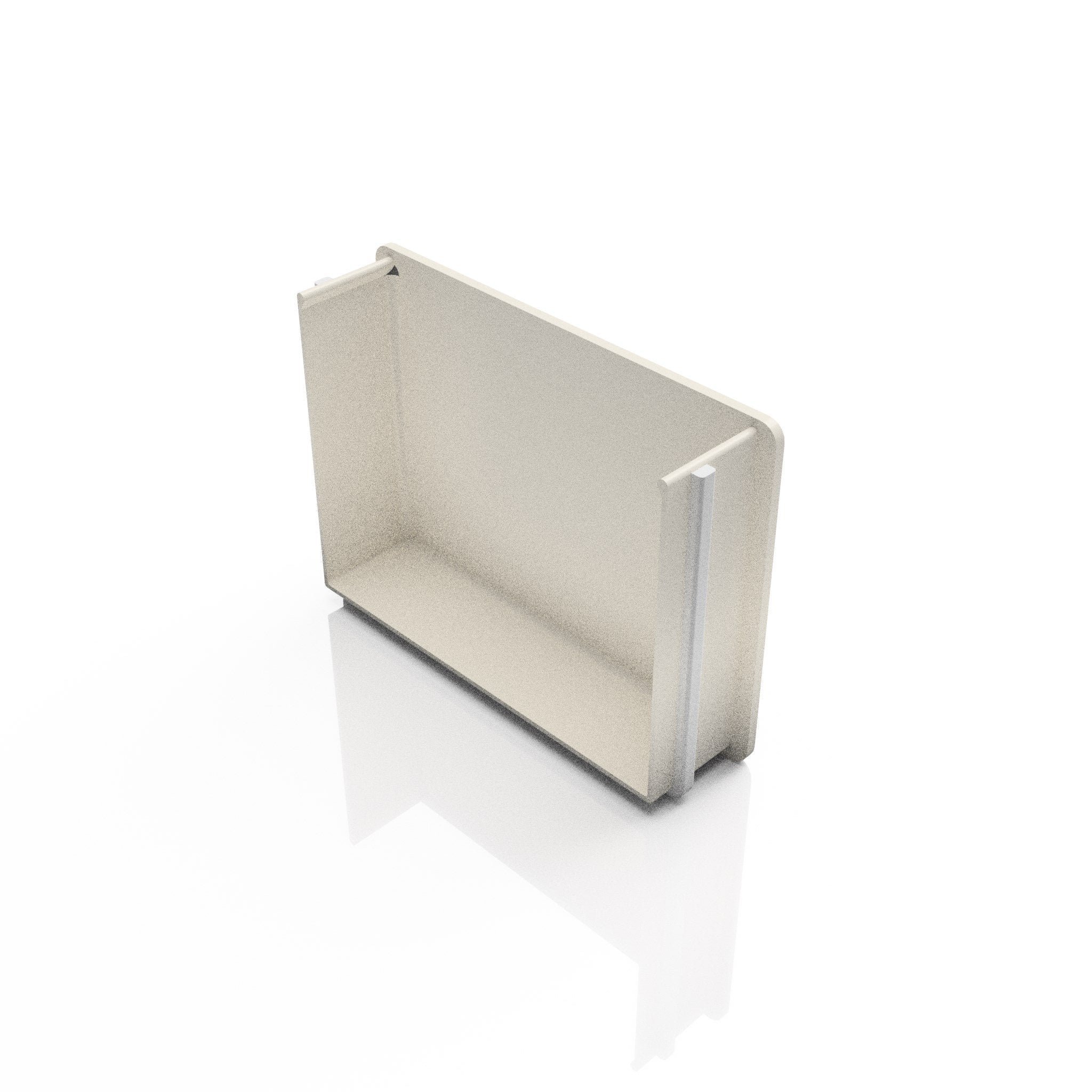 GB11 - BOX GUTTER STOP END - 135 x 100mm - Alugutter