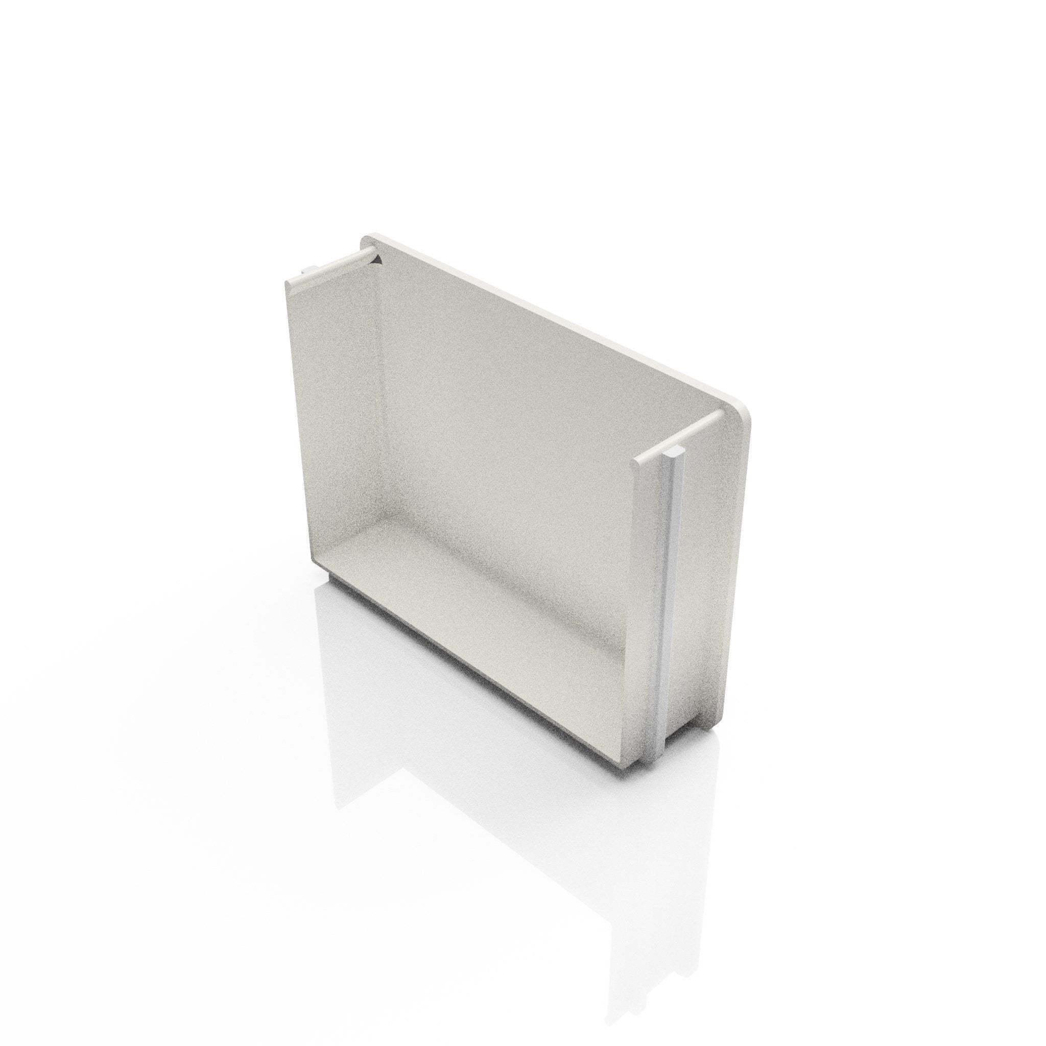 GB11 - BOX GUTTER STOP END - 135 x 100mm - Alugutter