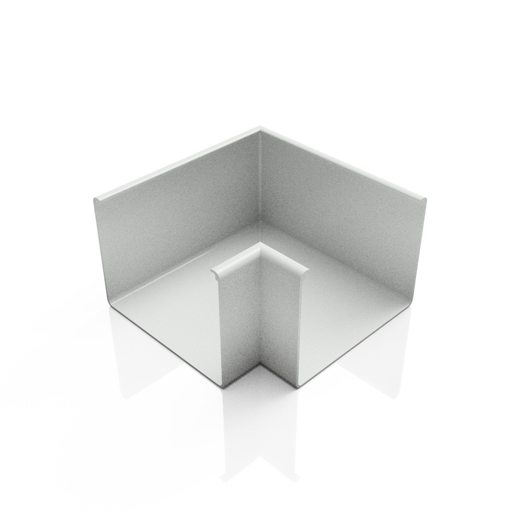GB6 - BOX GUTTER ANGLE 90 DEG - 135 x 100mm - Alugutter