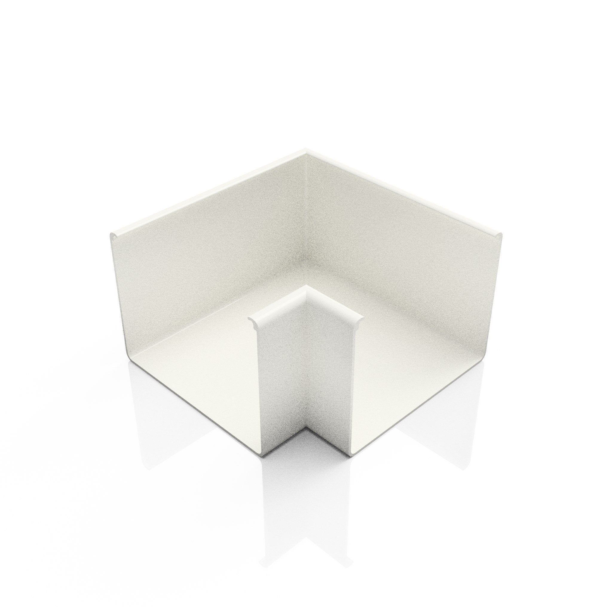 GB6 - BOX GUTTER ANGLE 90 DEG - 135 x 100mm - Alugutter